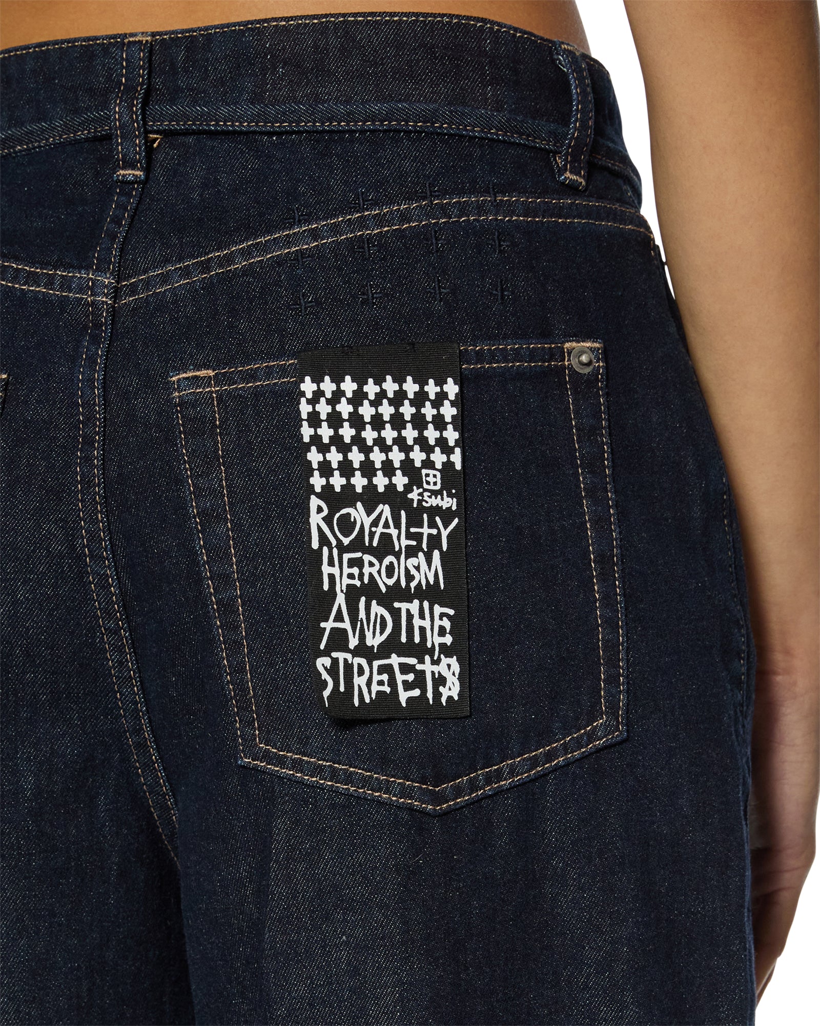 Zenith Pop Wide Leg Baggy Jeans - Image 6