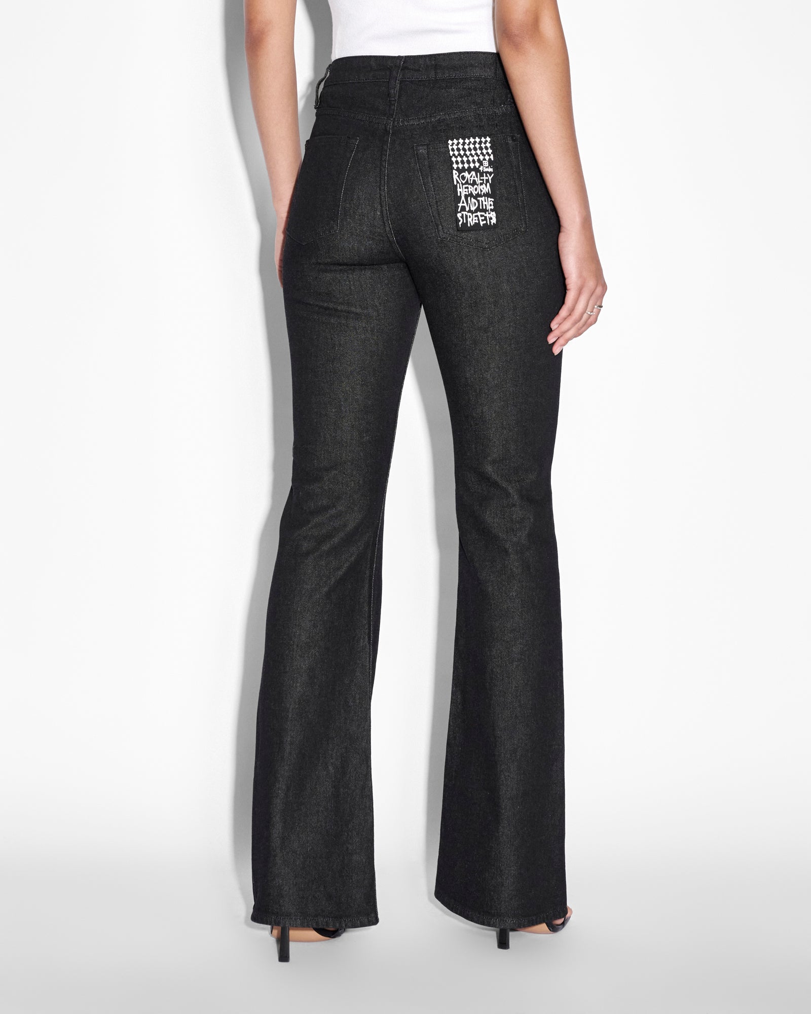 Buy Soho Ebony Laced | Boot Cut Jean | KSUBI - Image 2