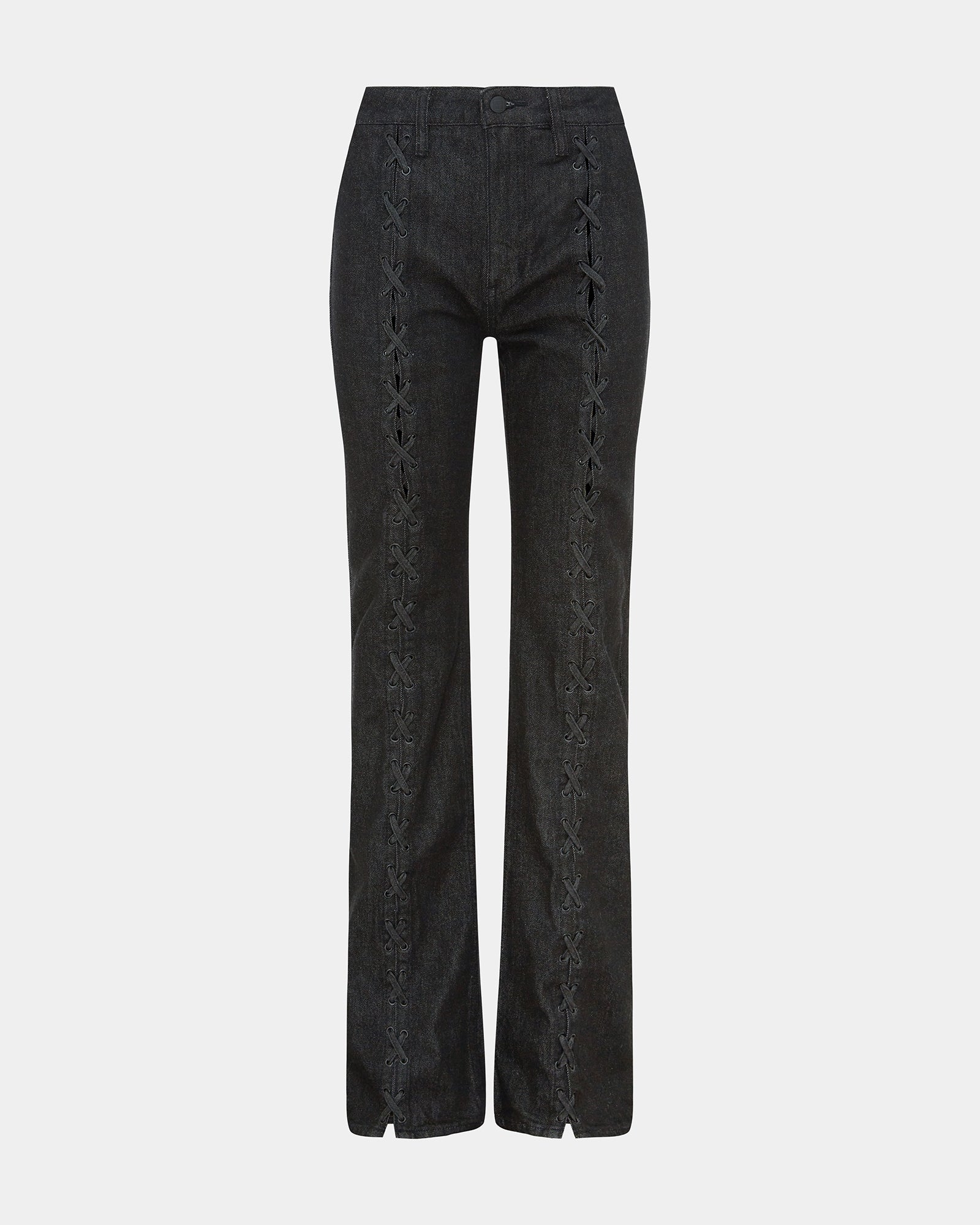 Buy Soho Ebony Laced | Boot Cut Jean | KSUBI - Image 5