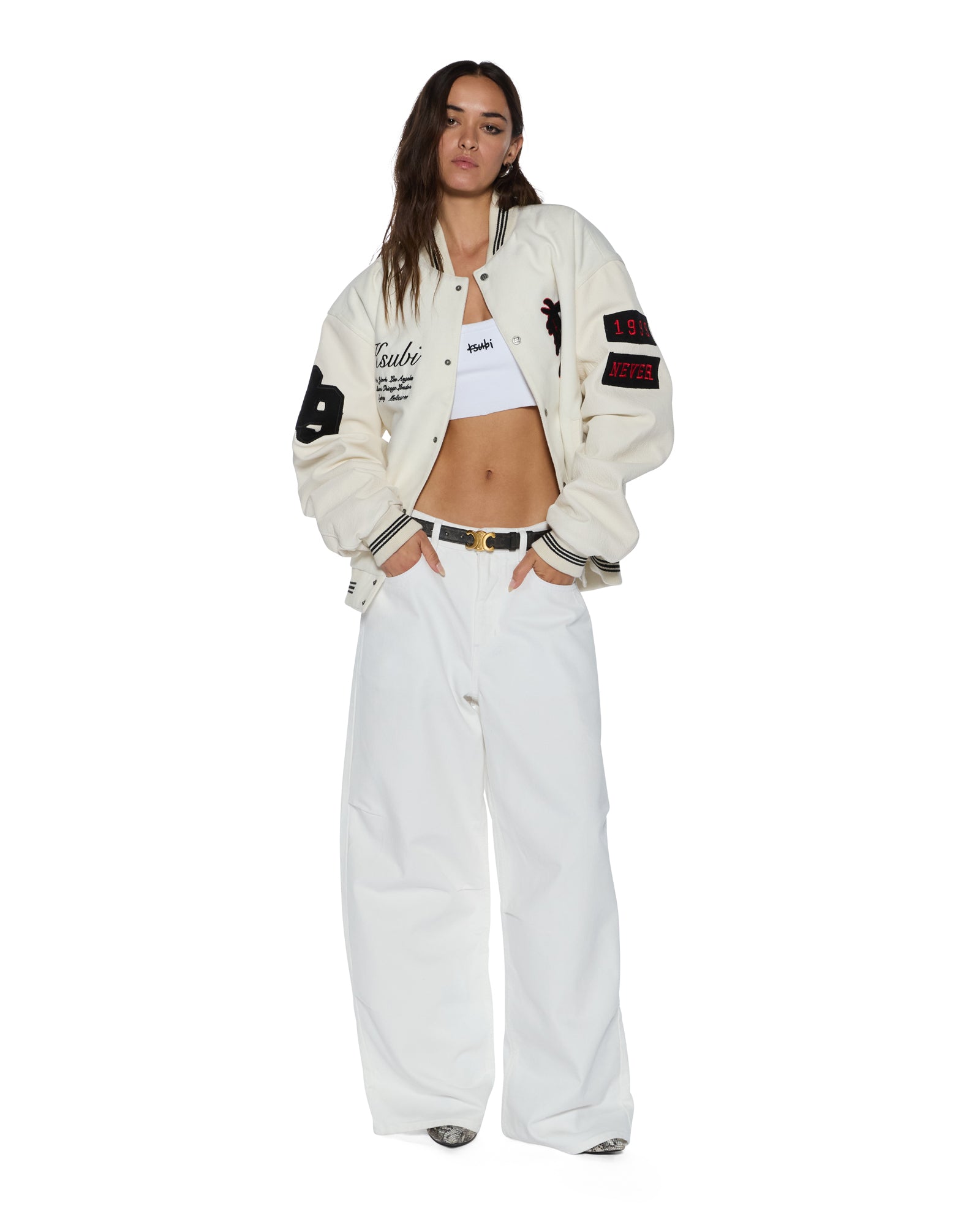 Womens Ksuper Fly Baggy Denim Jeans - Image 4