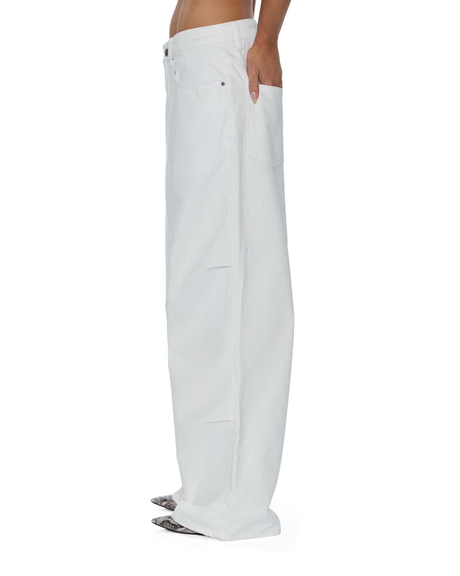 Womens Ksuper Fly Baggy Denim Jeans - Image 5