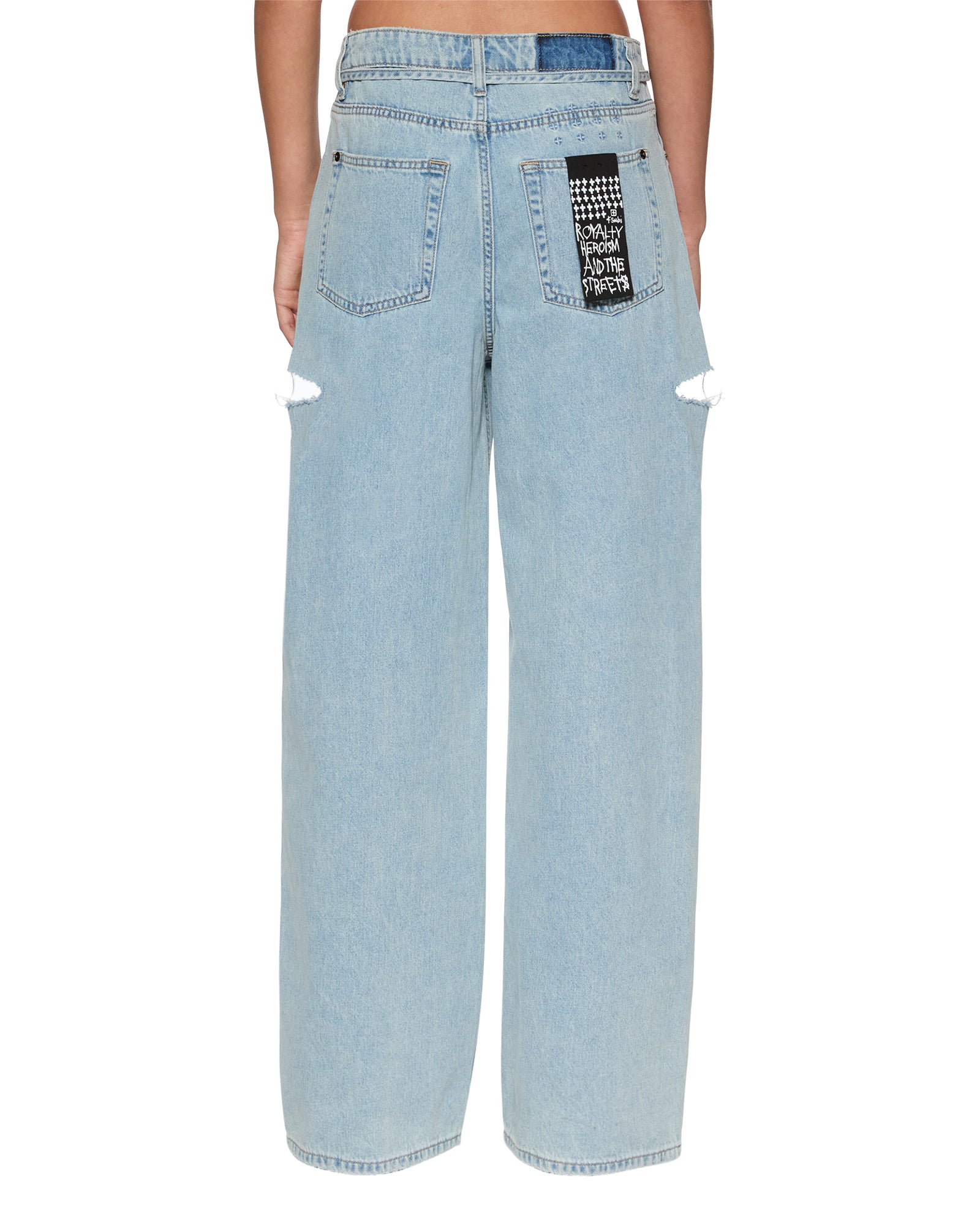 Rollin Cut Out Baggy Jeans - Image 6