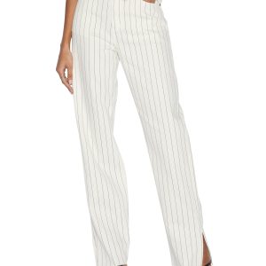 Playback Prophetik Splits High Waisted Jeans - White Denim