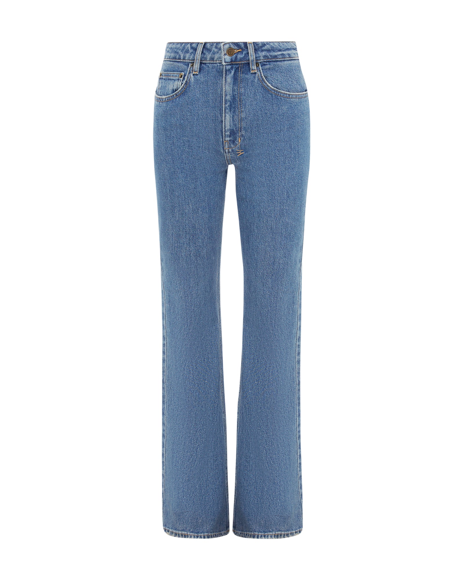 Soho Flare Jeans Heritage - Blue Denim - Image 5