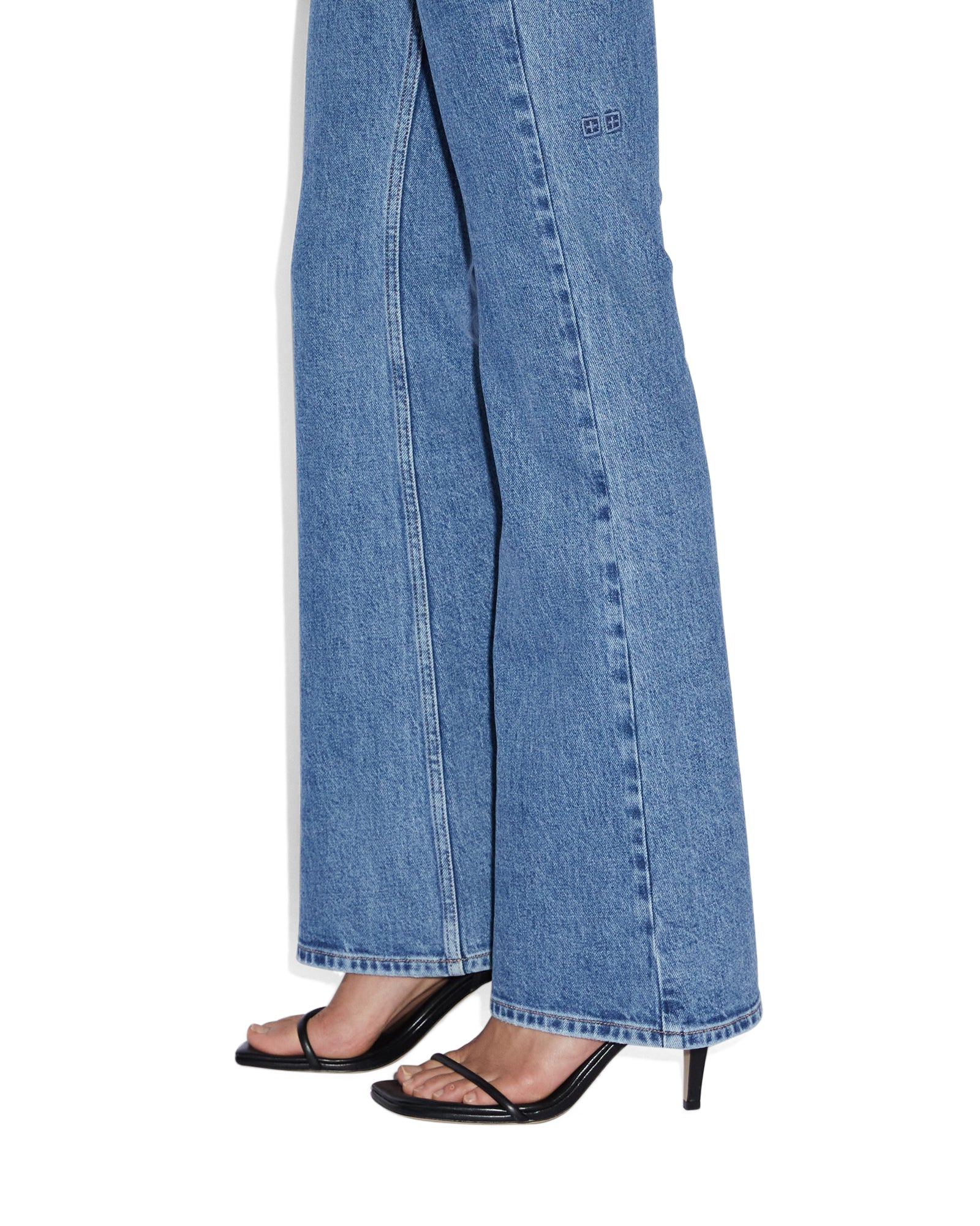 Soho Flare Jeans Heritage - Blue Denim - Image 7
