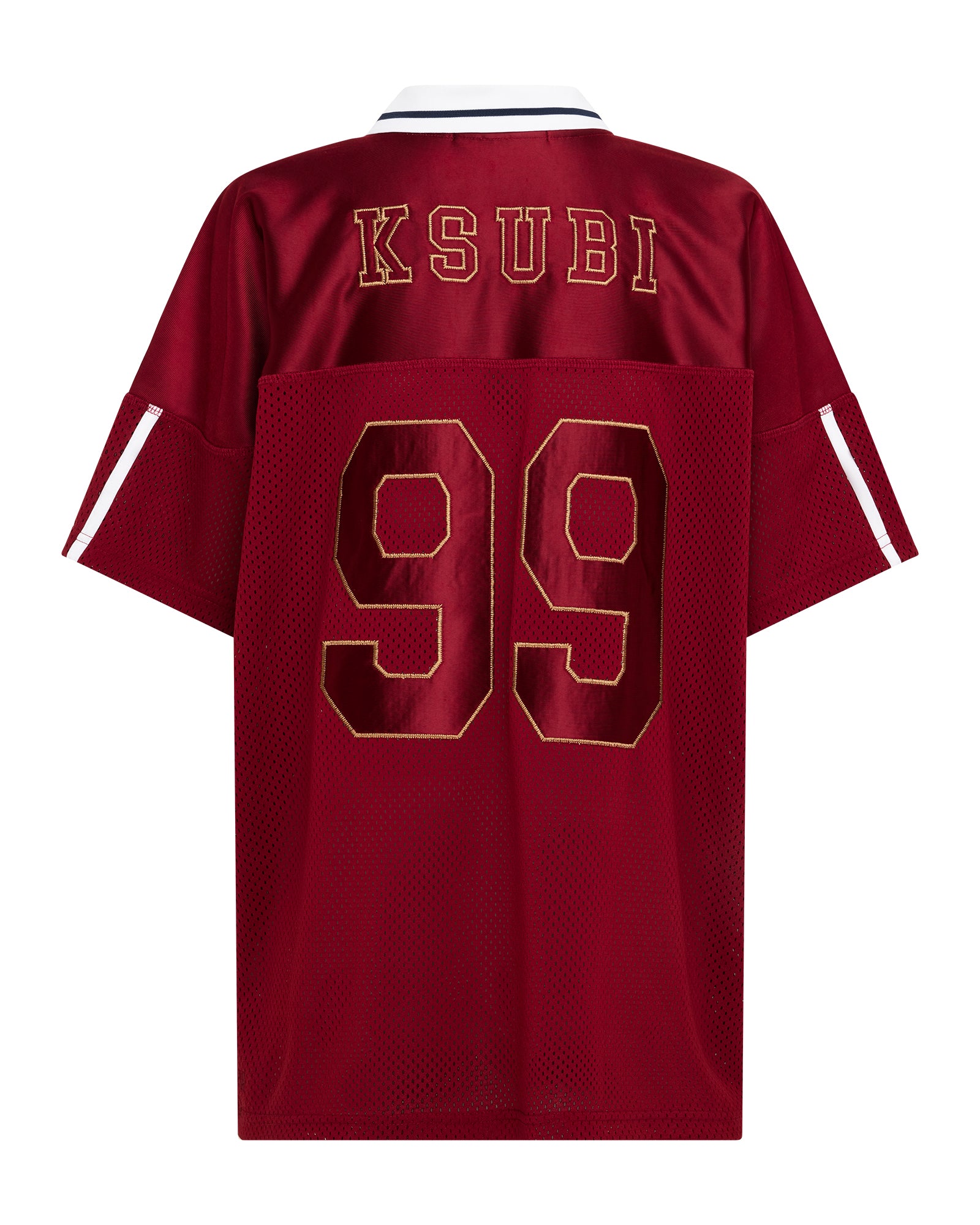 Womens Ldn Boyfriend Ss Jersey Garnet Fashion Tops - Image 6