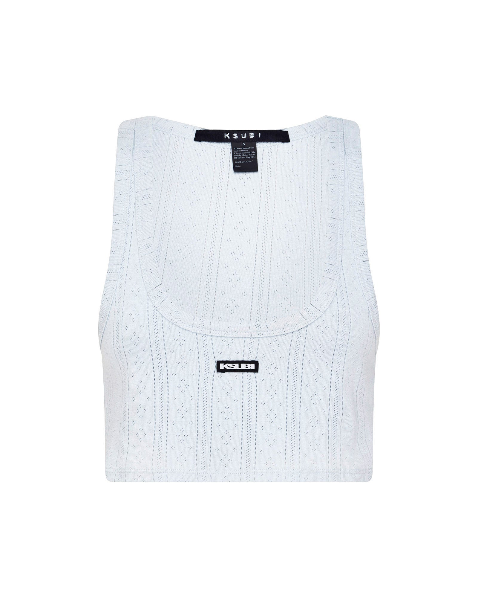Womens Sott Origin Crop Tank Ice Mist Fashion Tops - Image 5