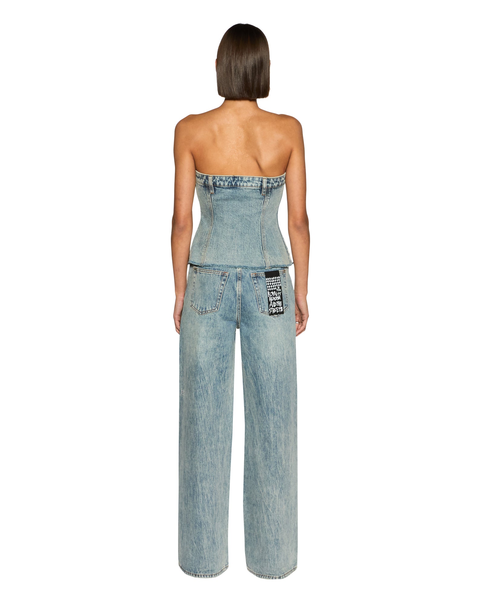 Retro Bustier Youth - Blue Denim - Image 7
