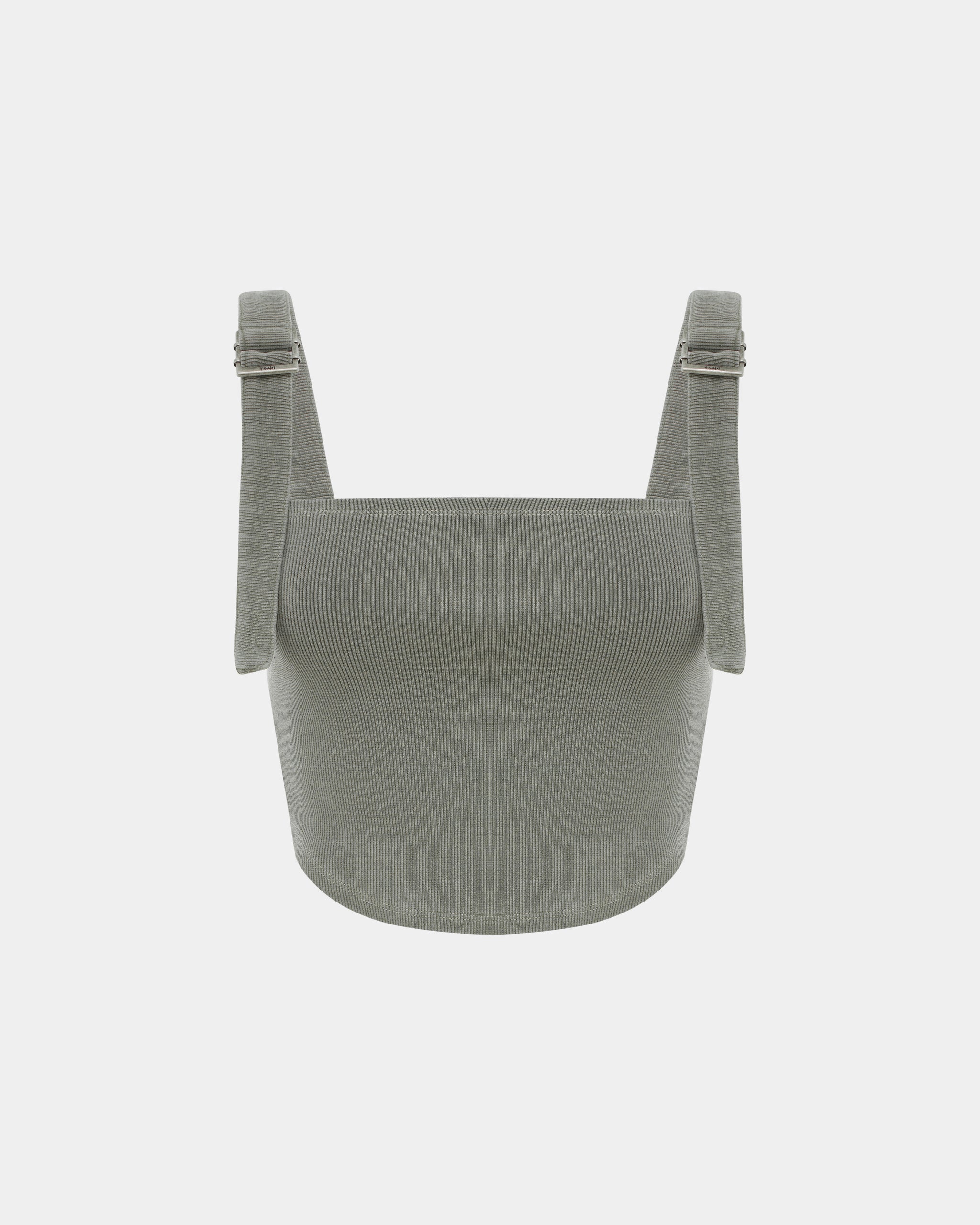 Syndicate Buckle Tank Top - Ash Grey - Image 5