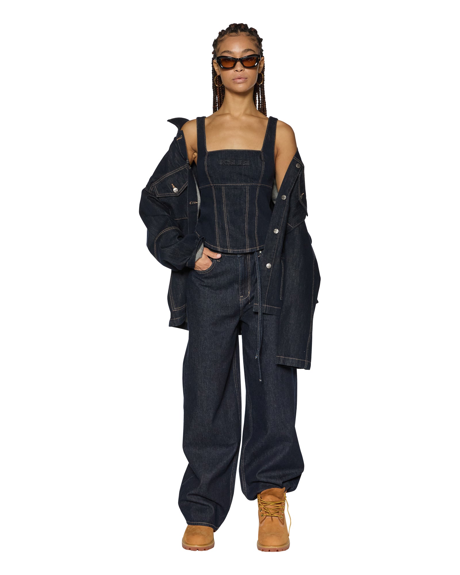 Hera Zenith Pop Denim Bustier - Image 2