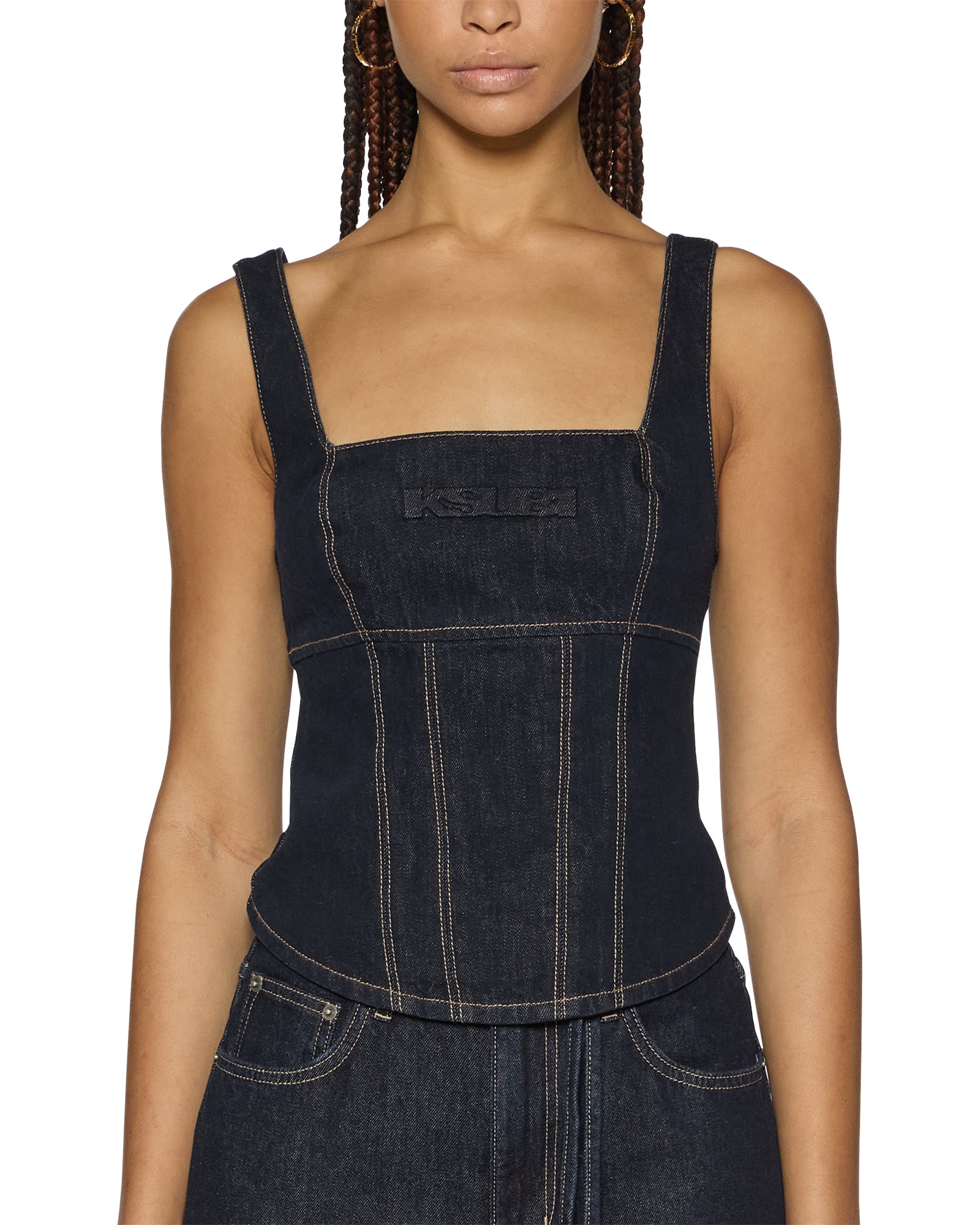 Hera Zenith Pop Denim Bustier - Image 4