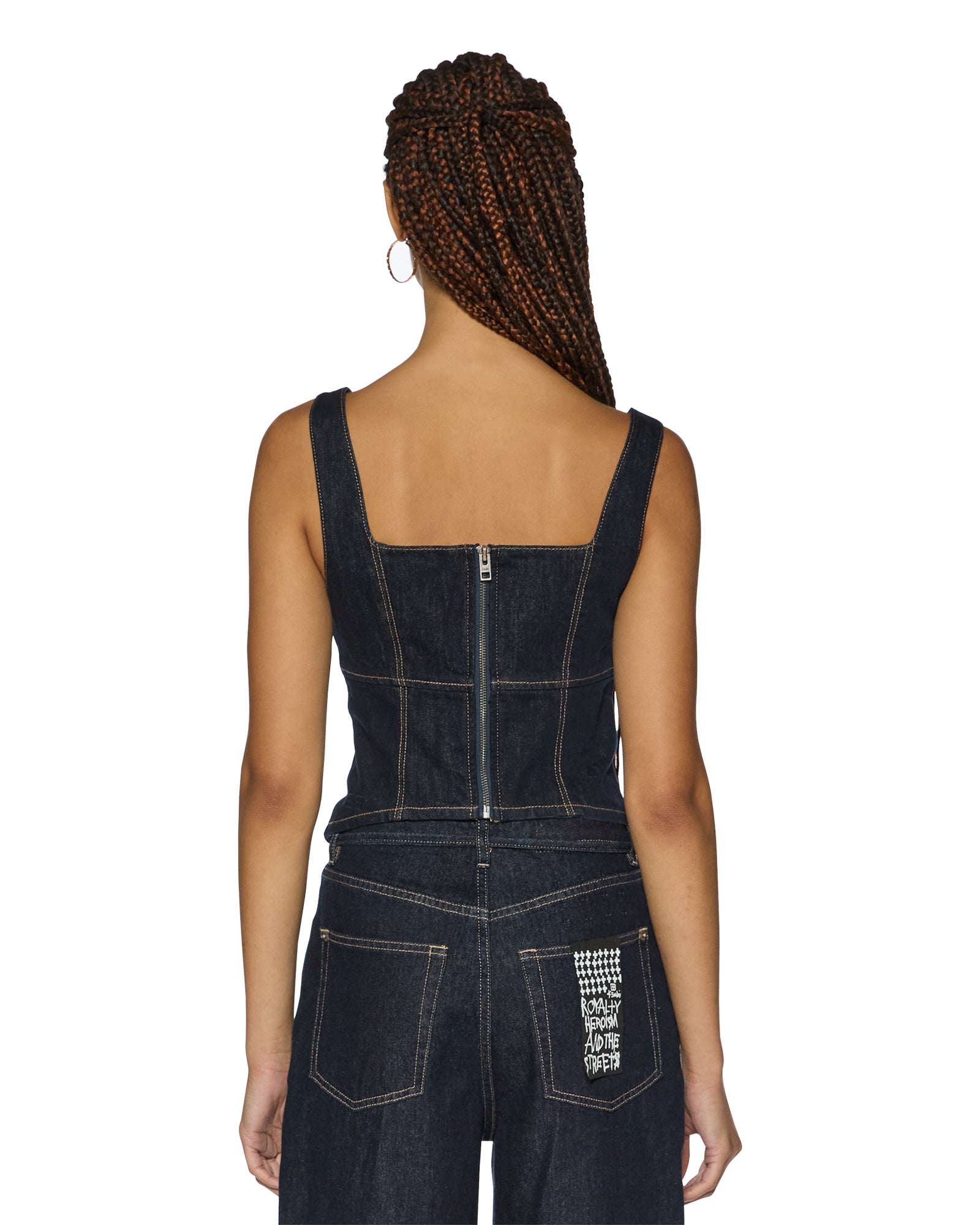 Hera Zenith Pop Denim Bustier - Image 6