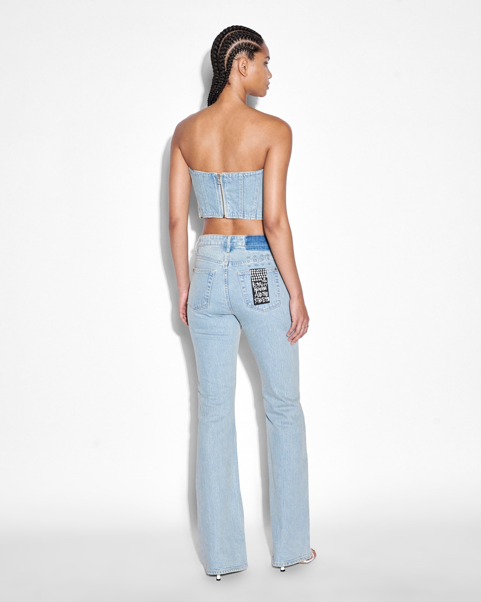 Buy Bustier Dove Laced | Super Cropped Top | KSUBI - Image 4