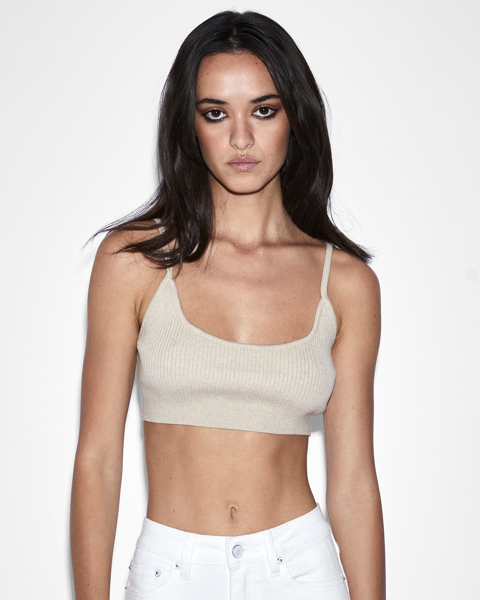 Knit Bralette Oat