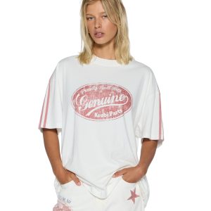 Womens Genuine Boyfriend Ss Tee Vintage White Tees