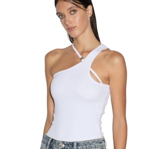 Score Womens Tank - White