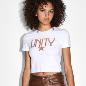 Buy Unity Star Baby Ss Tee White | Women's T-Shirt | KSUBI