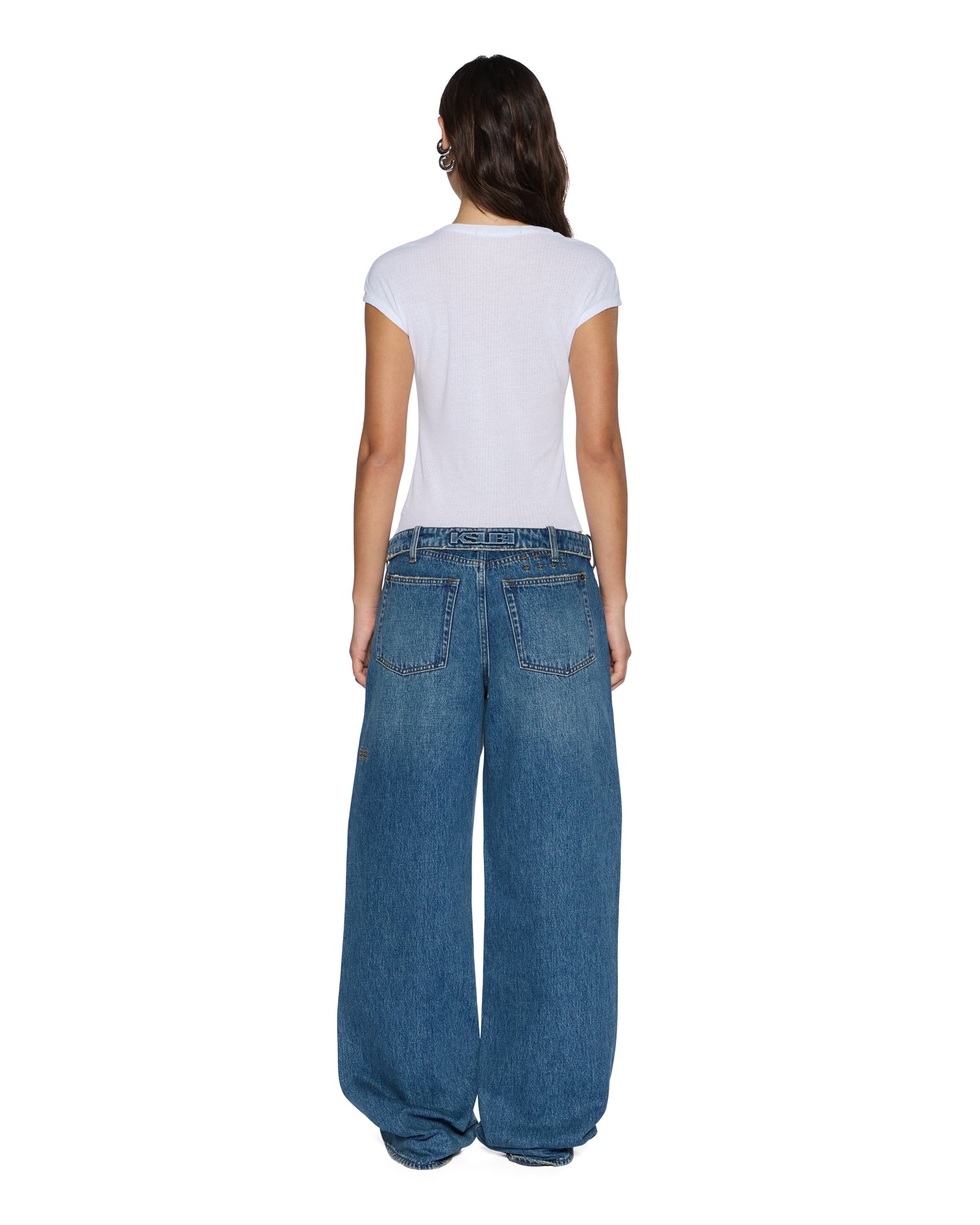 Womens Staple Ss Tee White Sheer Tees - Image 5