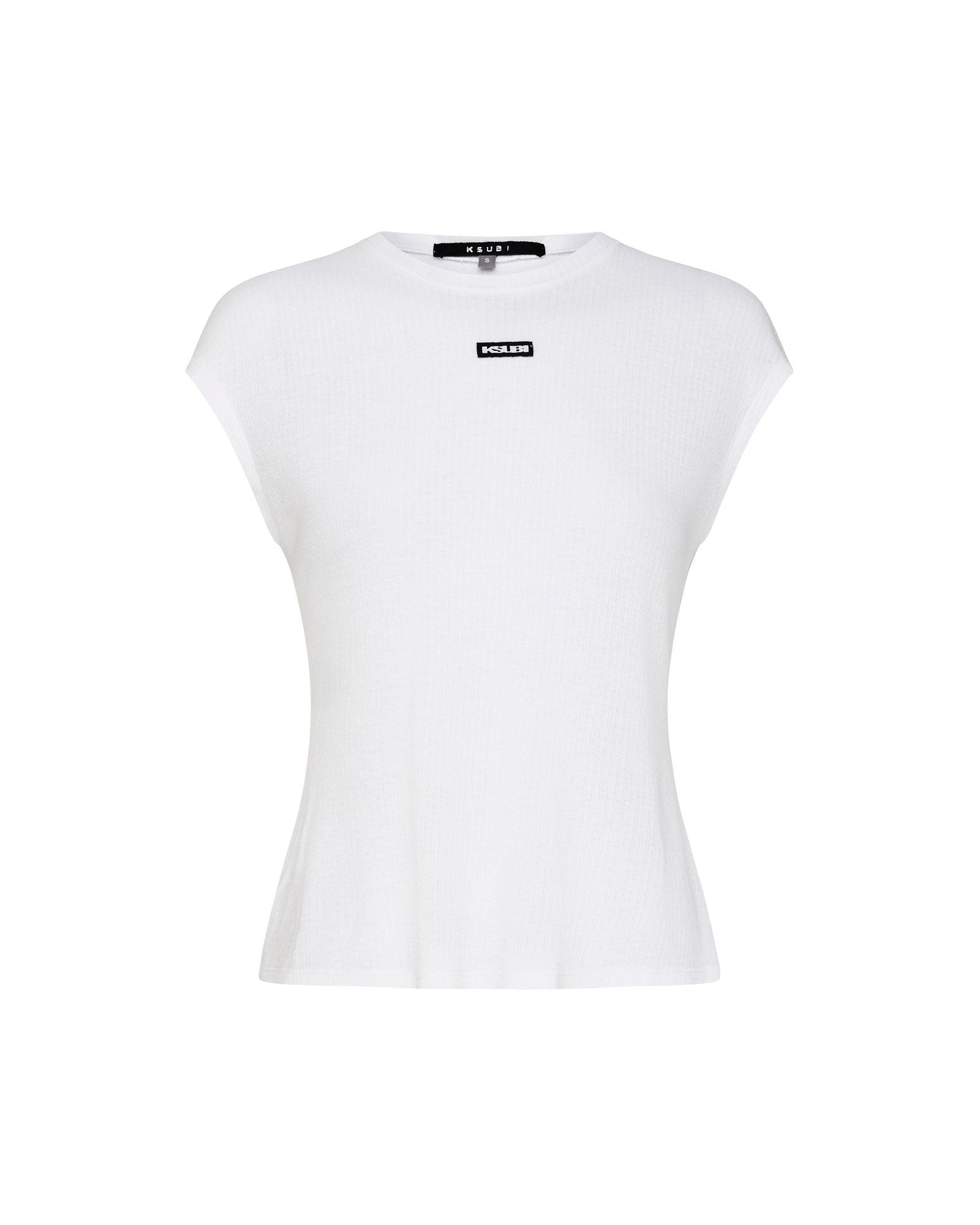 Womens Staple Ss Tee White Sheer Tees - Image 6