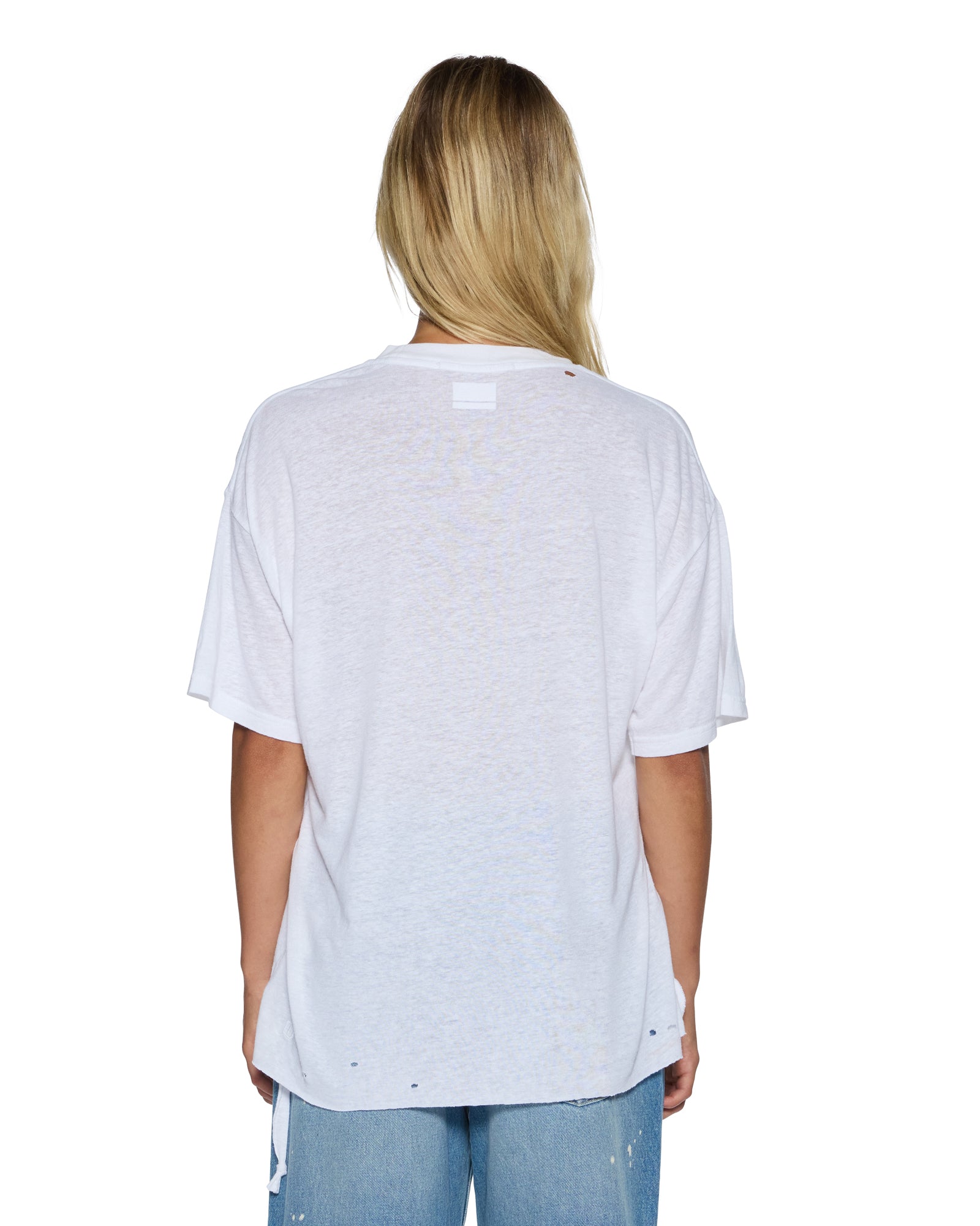 Womens 99 Oh G Tee Slub White Tees - Image 3