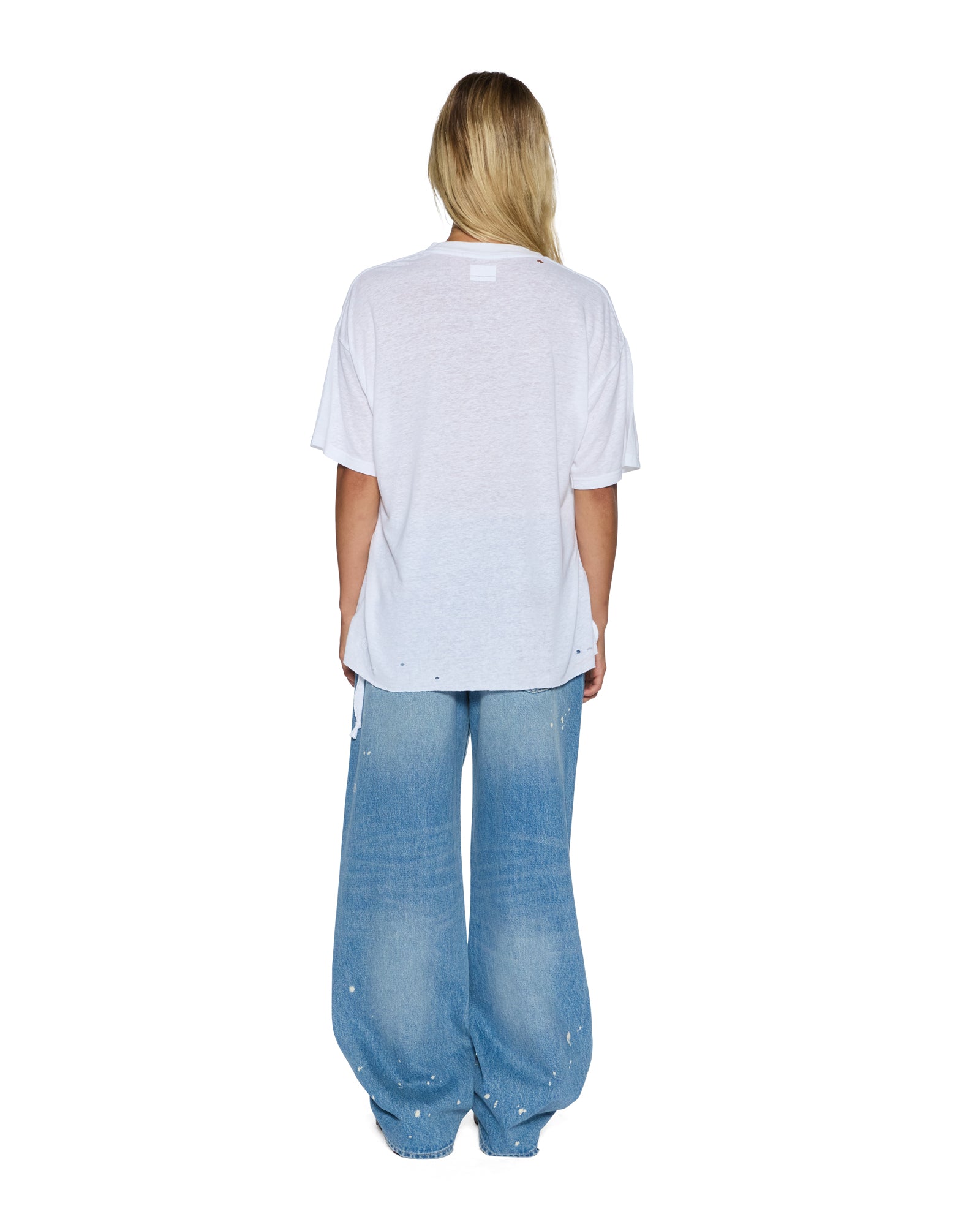 Womens 99 Oh G Tee Slub White Tees - Image 4
