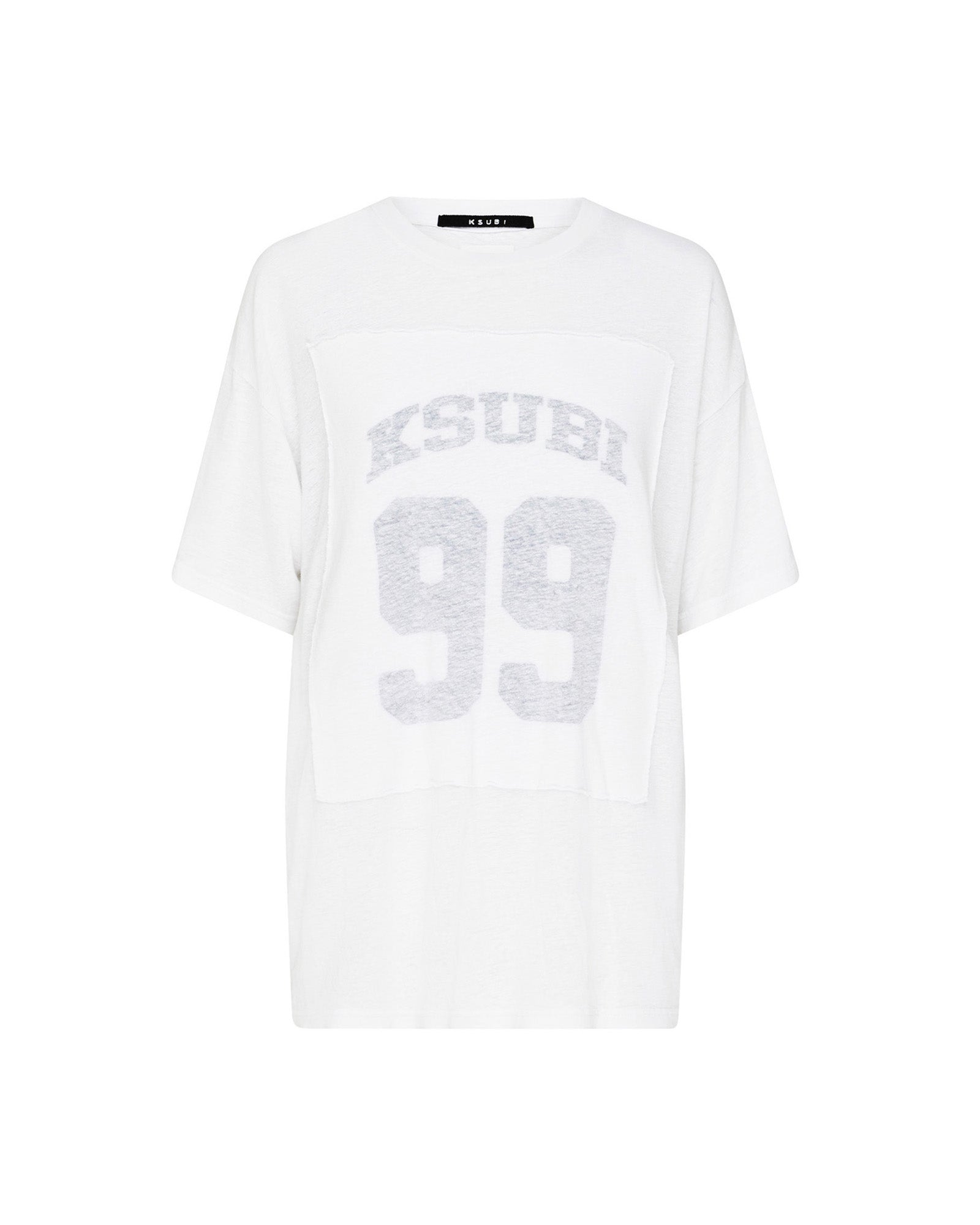 Womens 99 Oh G Tee Slub White Tees - Image 5