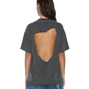 Womens Suspension Oh G Ss Tee Charcoal Tees