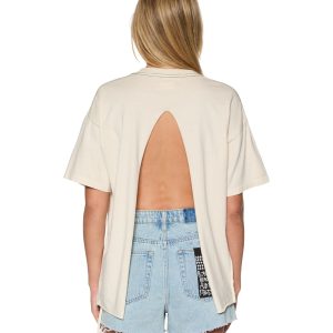 Sketch Oh G Slice Ecru Oversized Tee