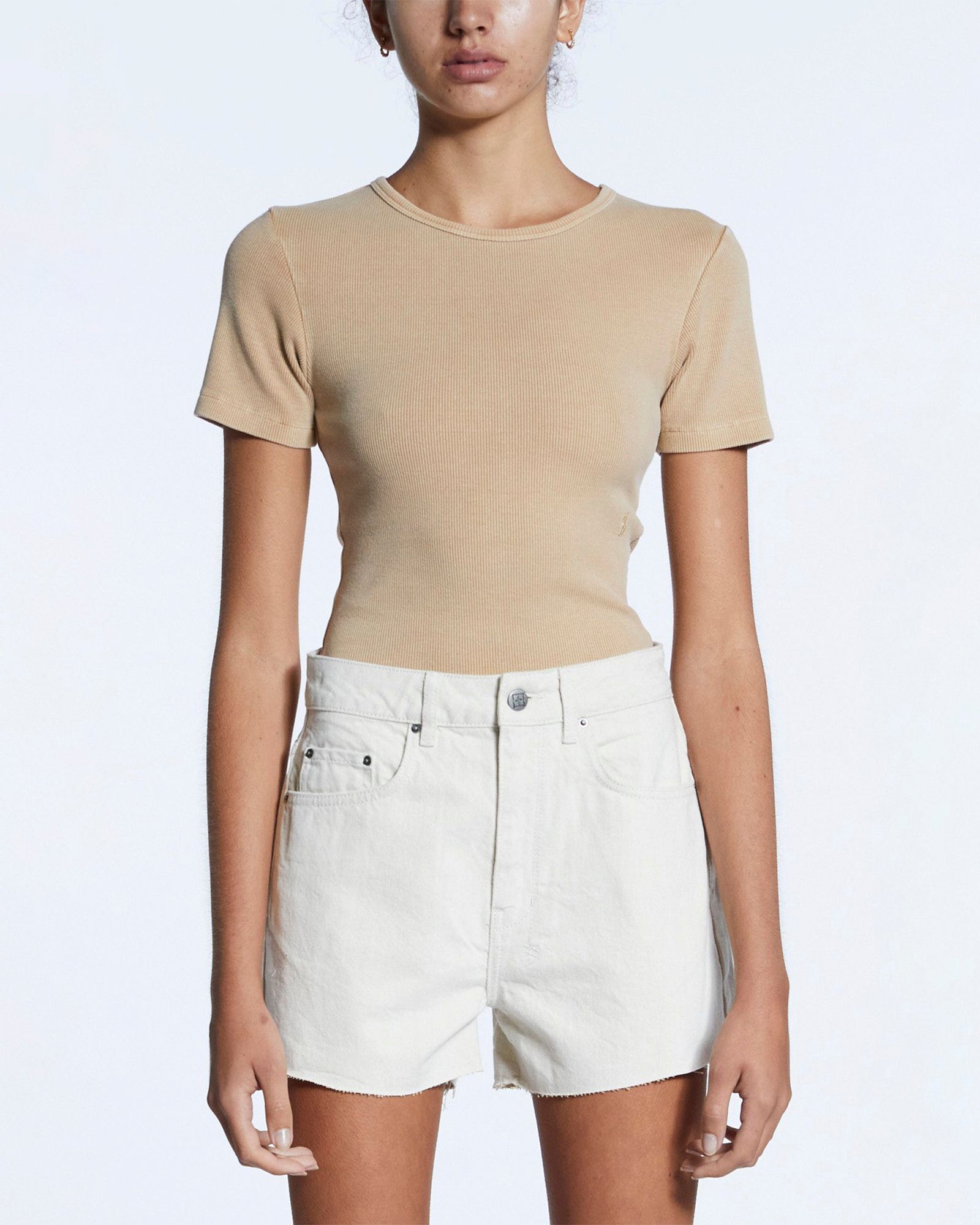 Womens Arise Ss Tee Tan Tees