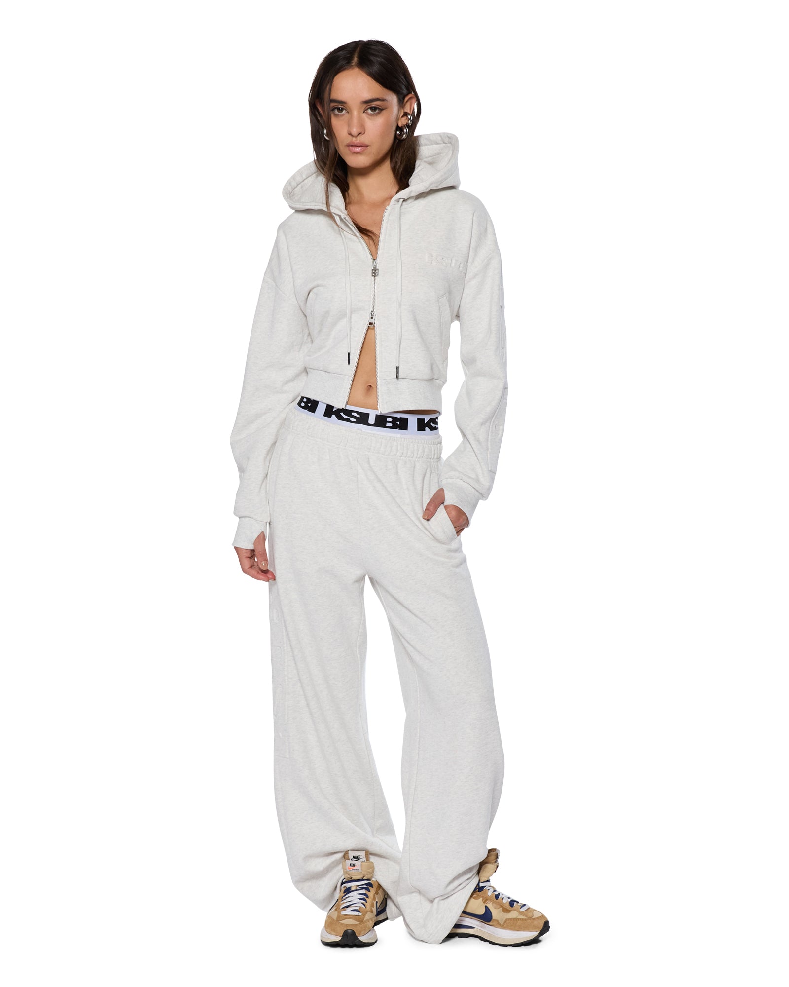 Womens Sott Origin Trakpant Snow Marle Pants