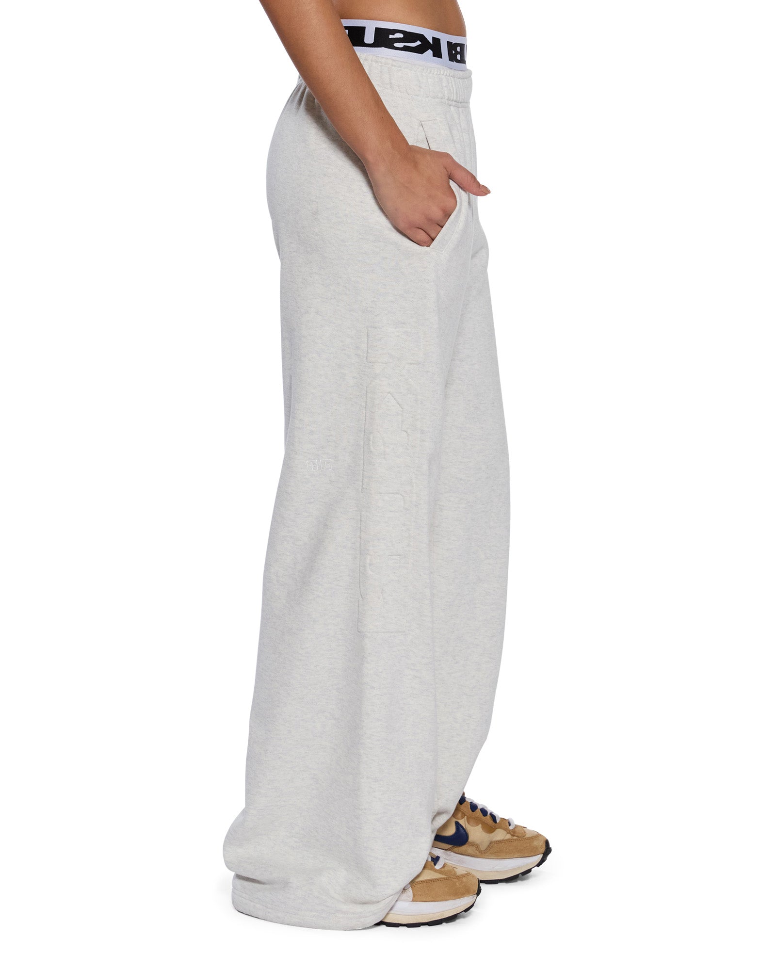 Womens Sott Origin Trakpant Snow Marle Pants - Image 3