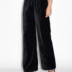 Buy Richie Origin Trak Black | Velour Trackpant | KSUBI