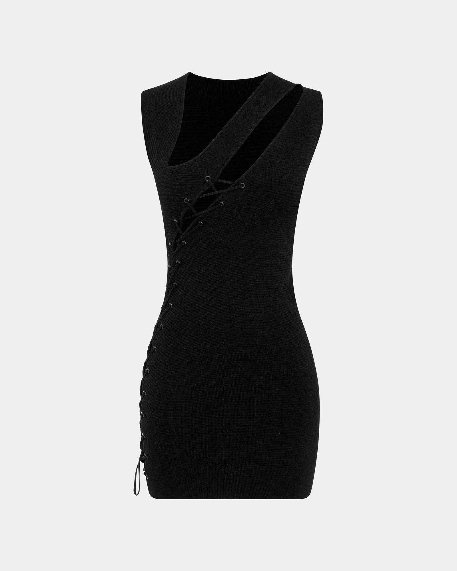 Buy Fantasy Dress Black | Black Knitted Dress | KSUBI - Image 5