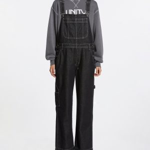 Womens Easy Overalls Midnight Jumpsuits