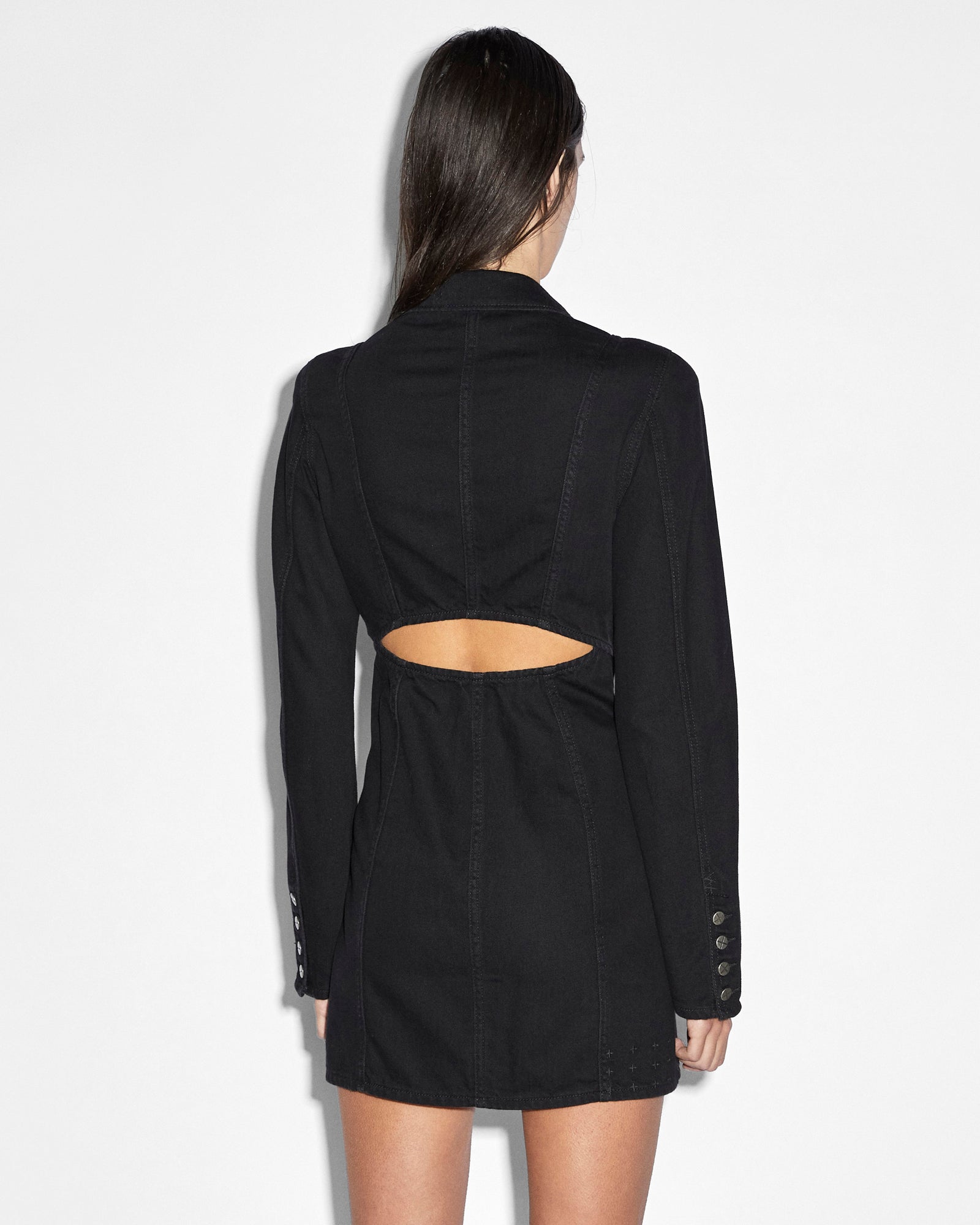 Rapture Blazer Dress Stealth - Washed Black - Image 2