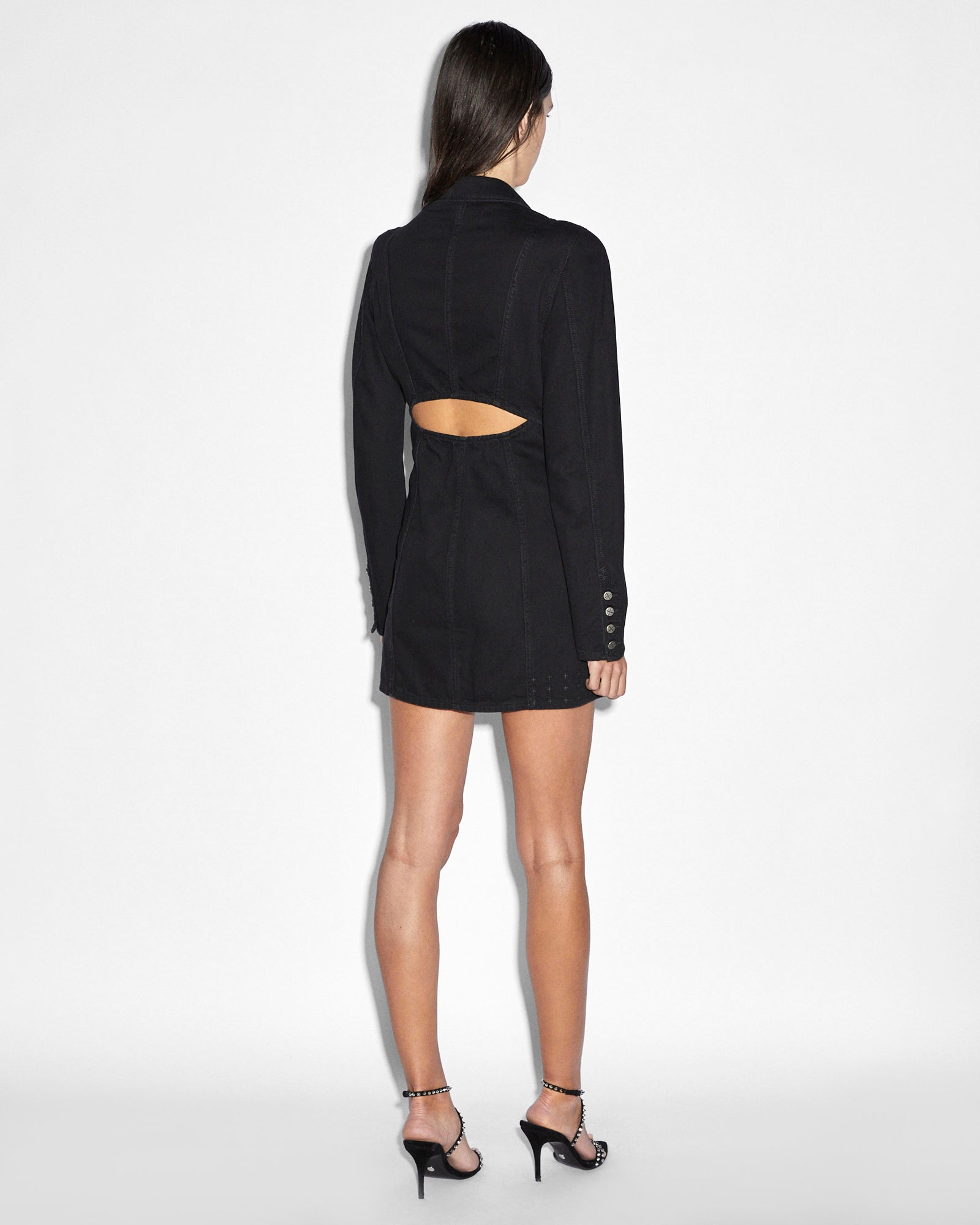 Rapture Blazer Dress Stealth - Washed Black - Image 4