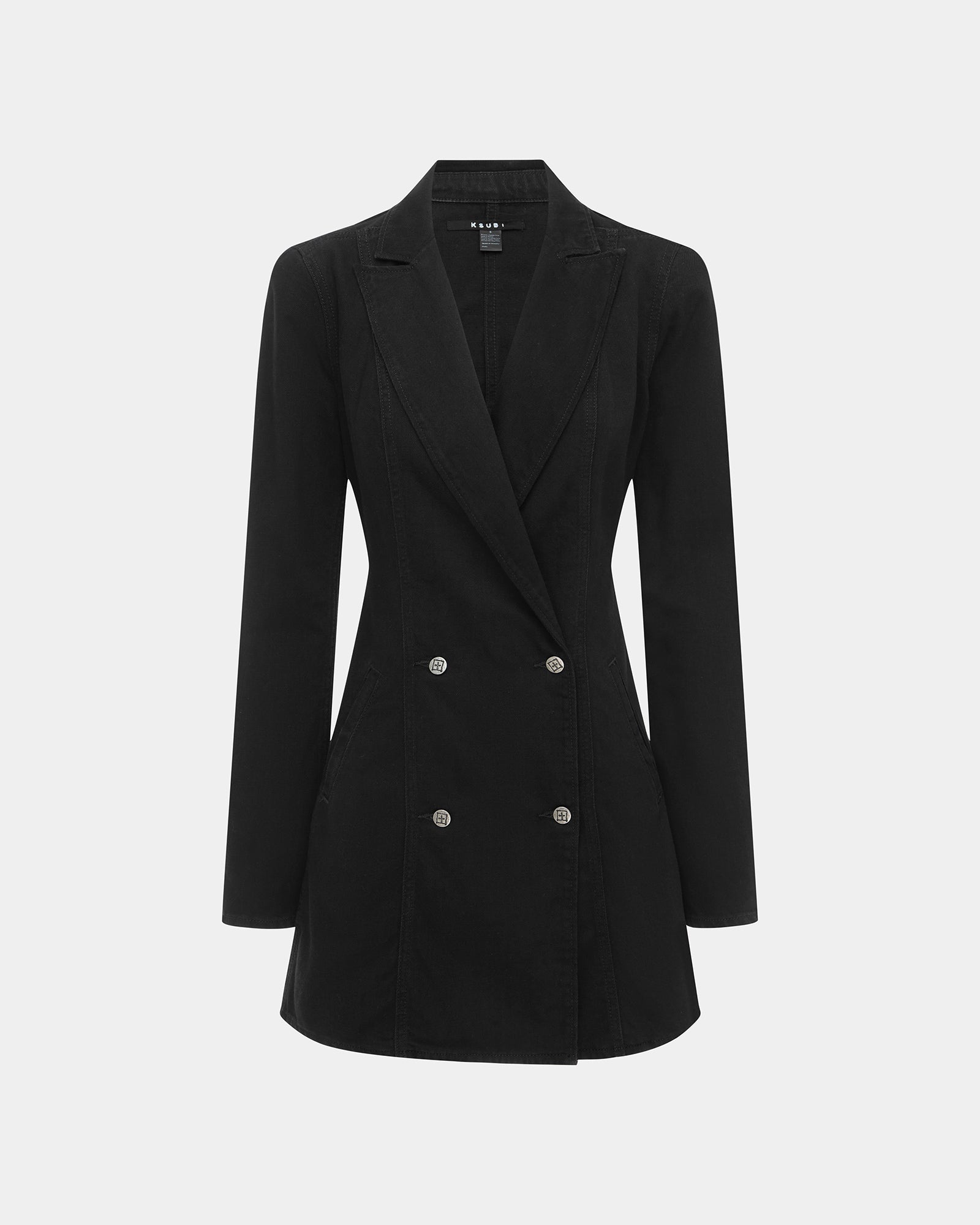 Rapture Blazer Dress Stealth - Washed Black - Image 5