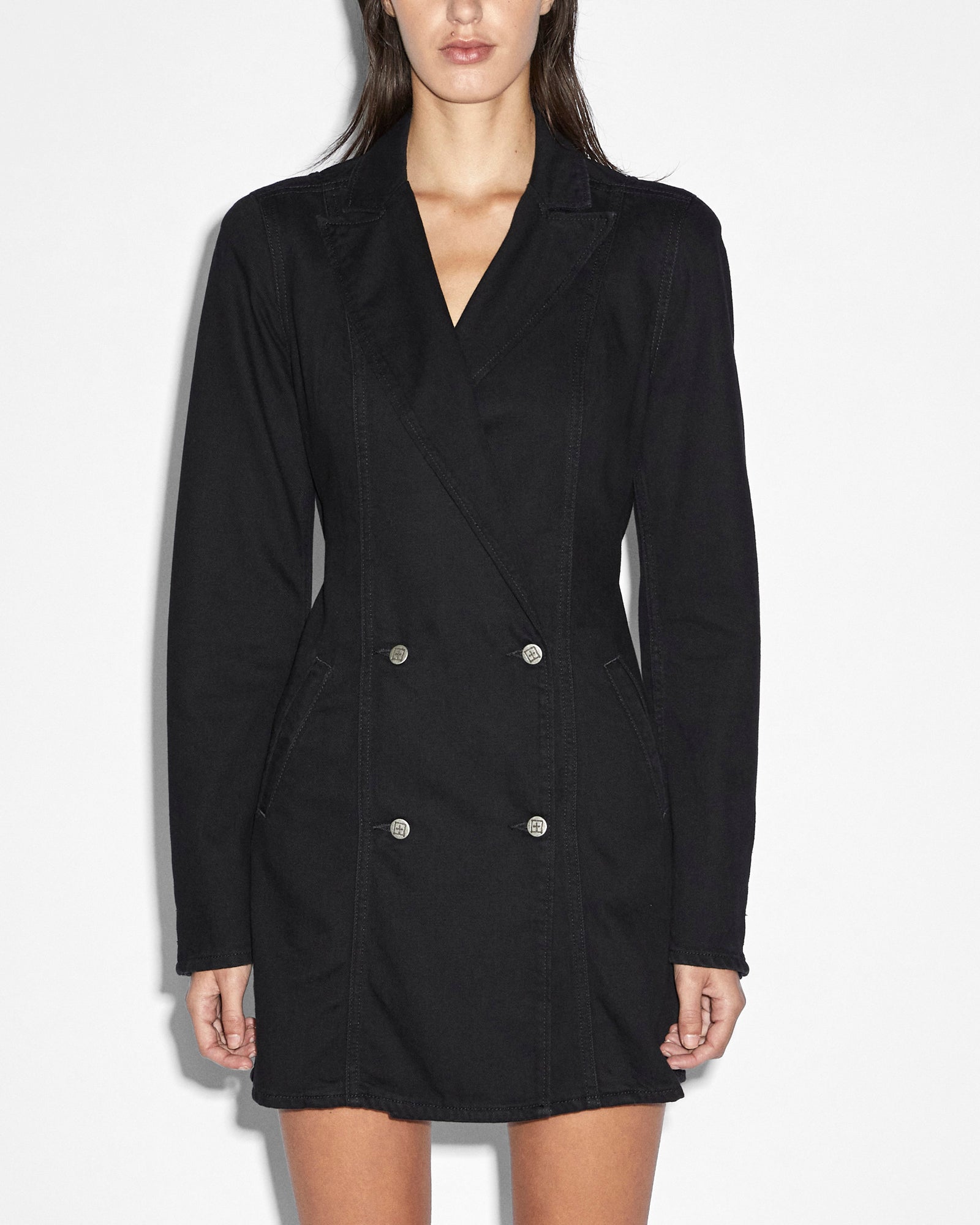 Rapture Blazer Dress Stealth - Washed Black - Image 7