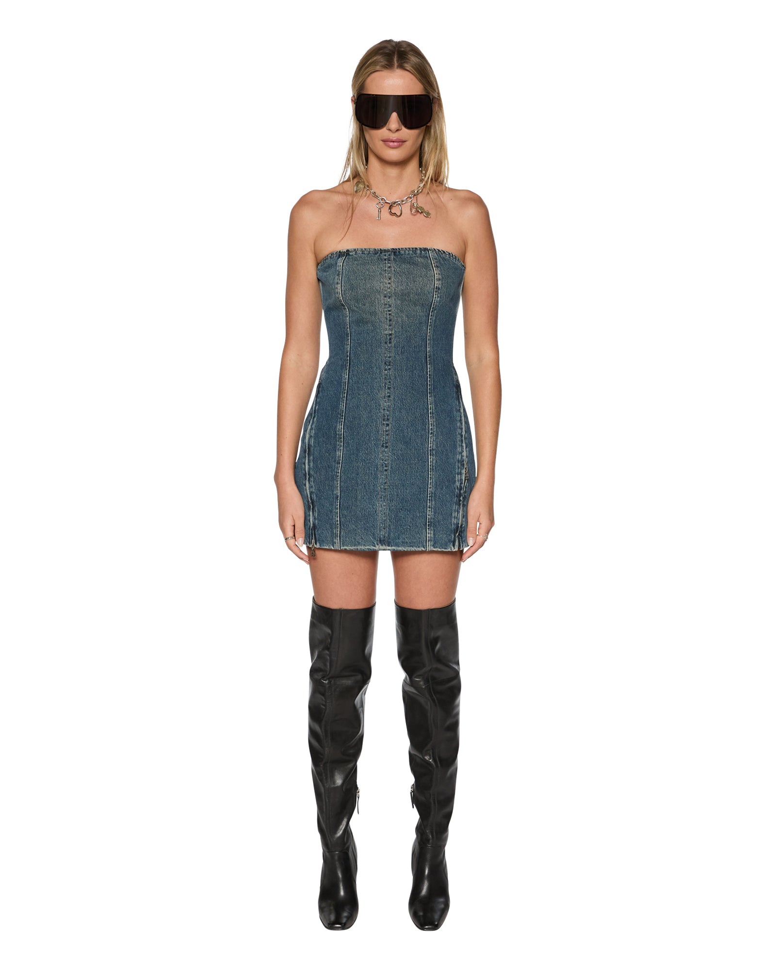 Avenue Sandstorm Strapless Mini Dress - Image 3
