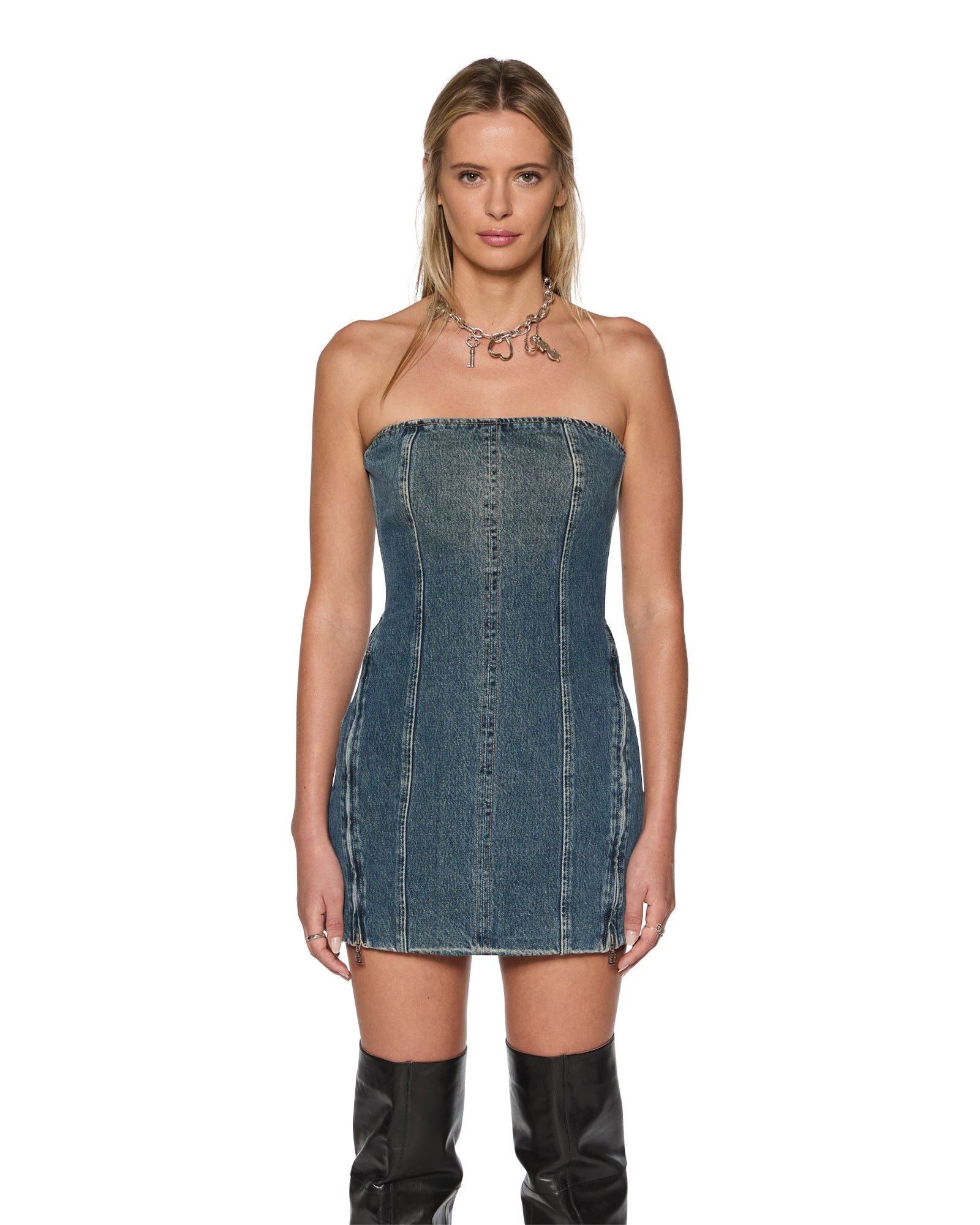 Avenue Sandstorm Strapless Mini Dress - Image 6
