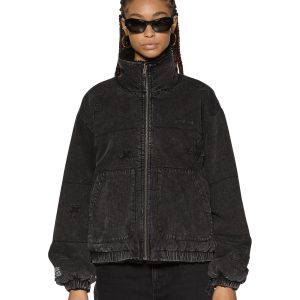 Reversible Noir Black Puffer Jacket