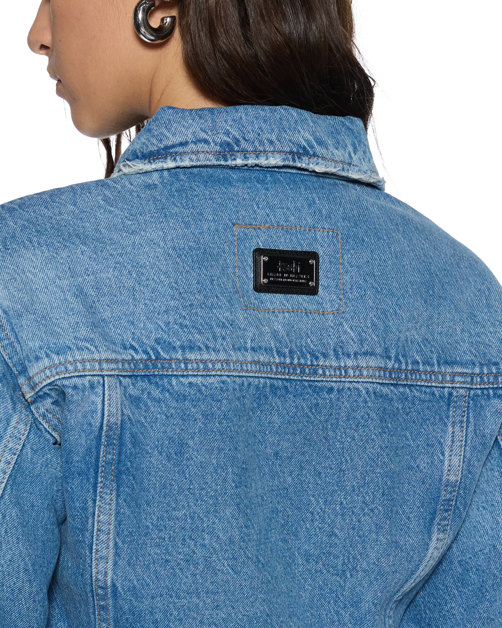 Womens Cinched Jacket Crop Tru Vintage Jackets - Image 4