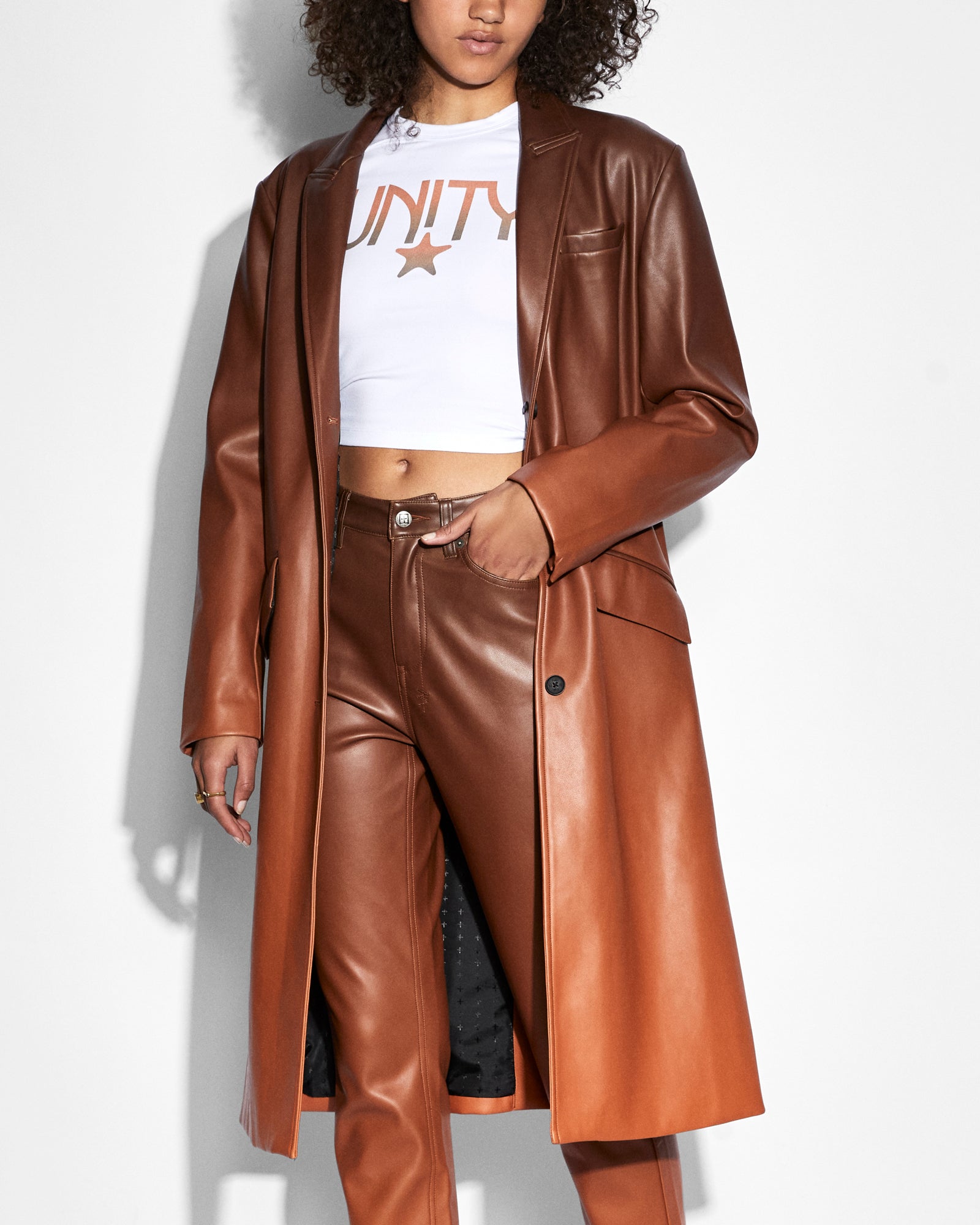 Buy Zephyr Duster Sunset | Women's Longline Coat | KSUBI - Image 4