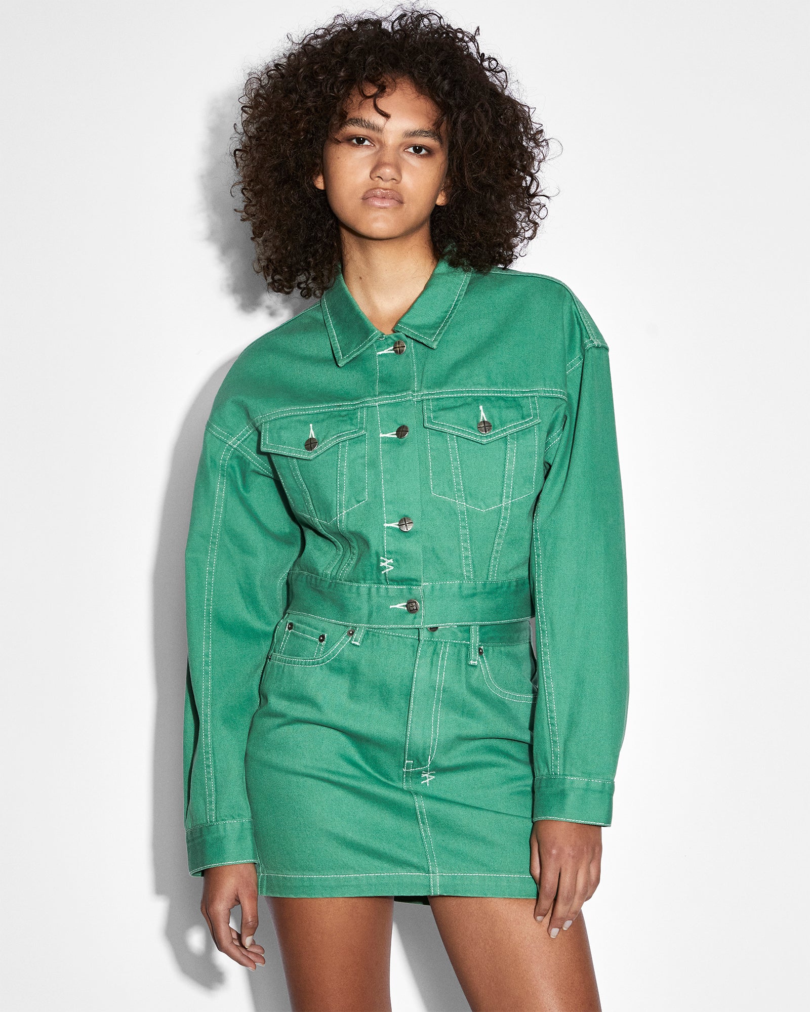 Buy Billie Jacket Jade | Trucker Jacket | Ksubi