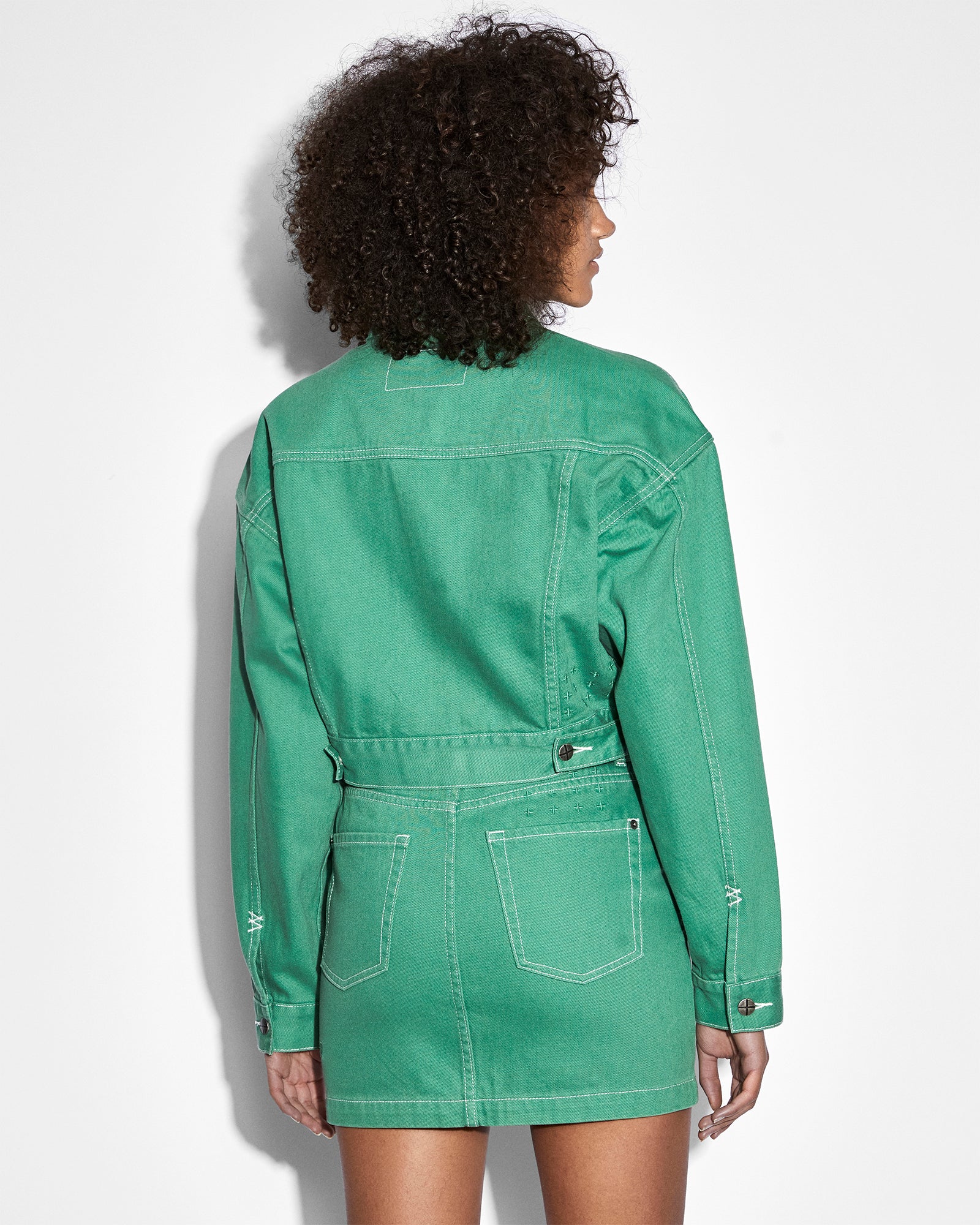 Buy Billie Jacket Jade | Trucker Jacket | Ksubi - Image 4