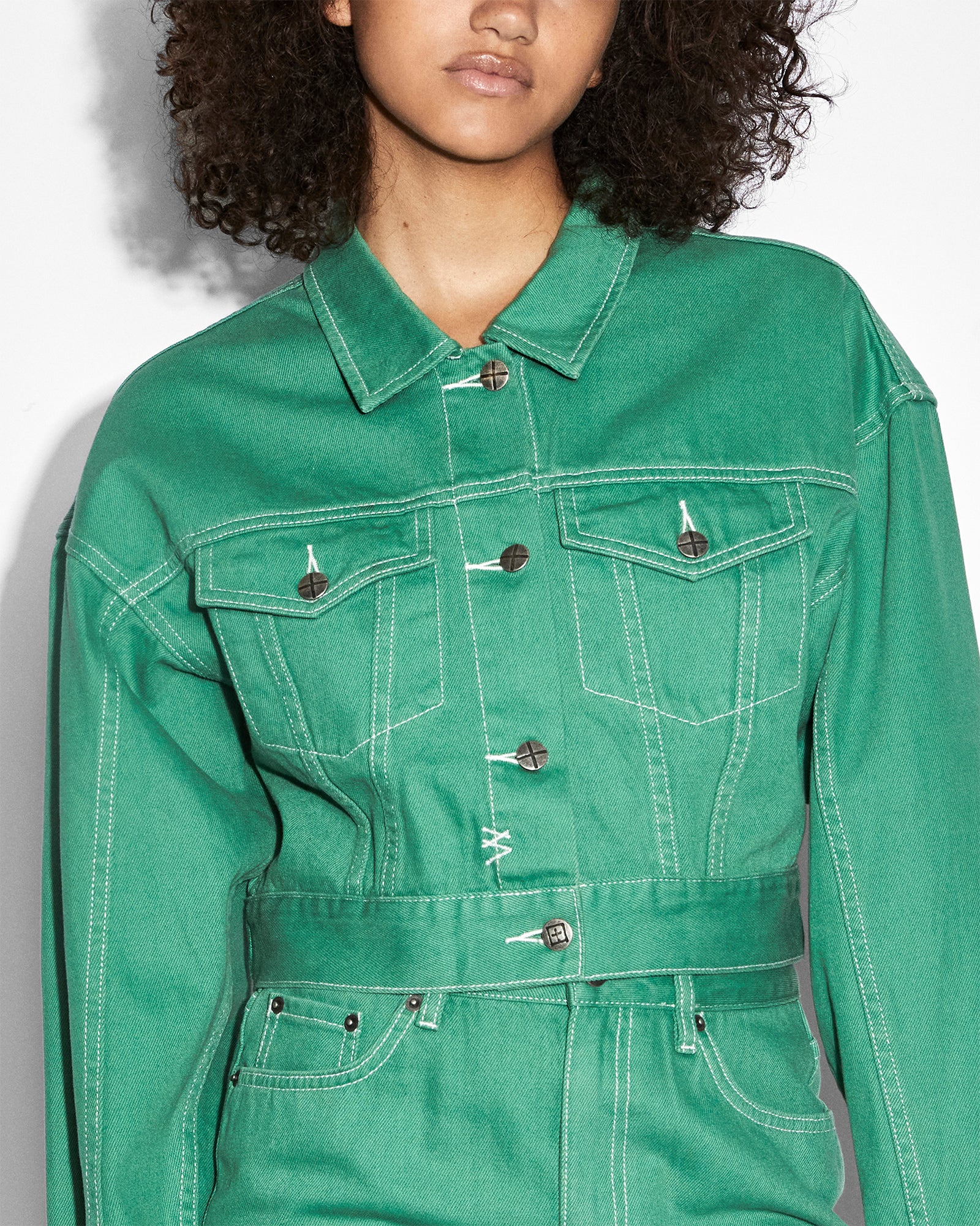 Buy Billie Jacket Jade | Trucker Jacket | Ksubi - Image 6