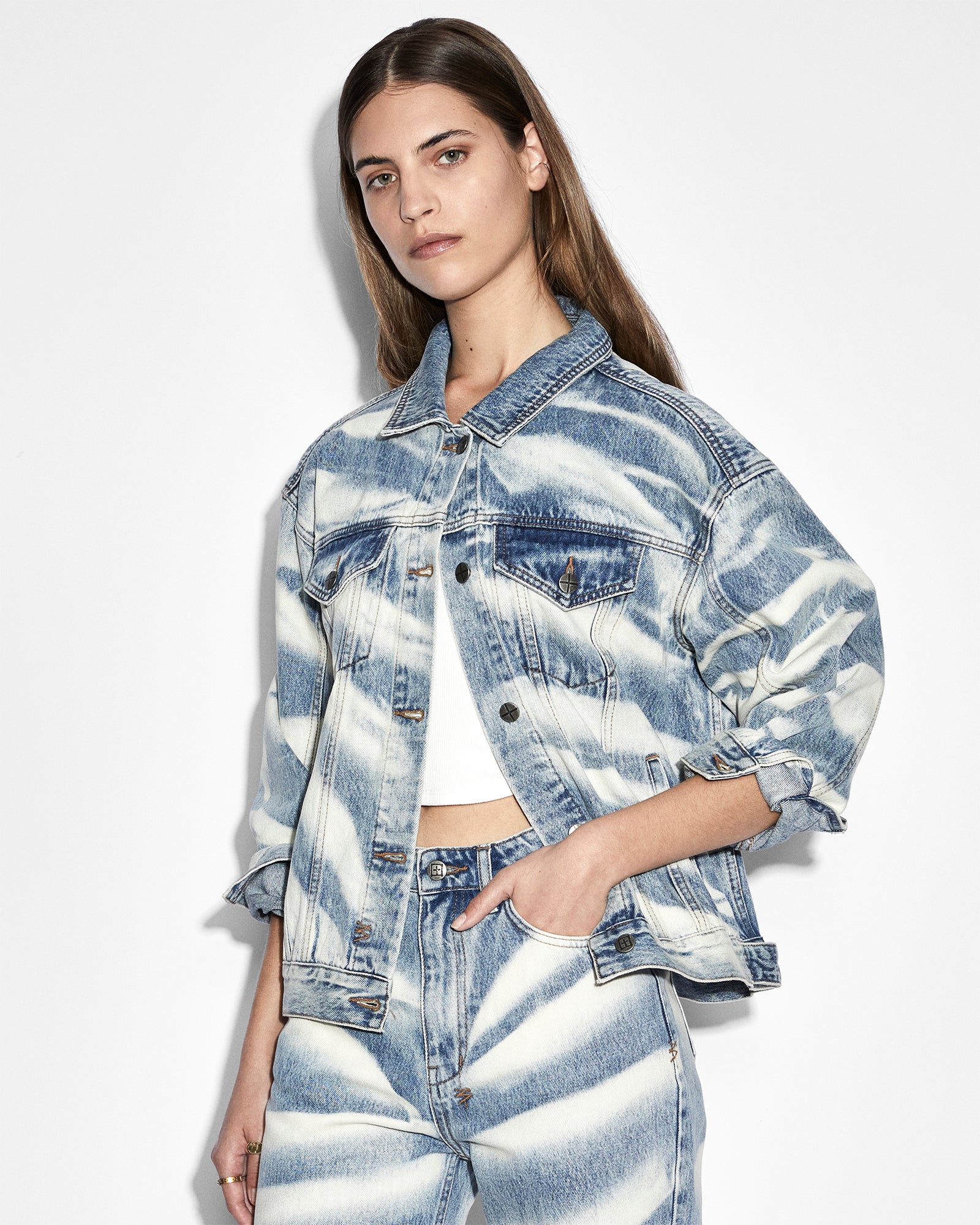 Buy Oversized Jacket Strokes | Women's Trucker Jacket | Ksubi