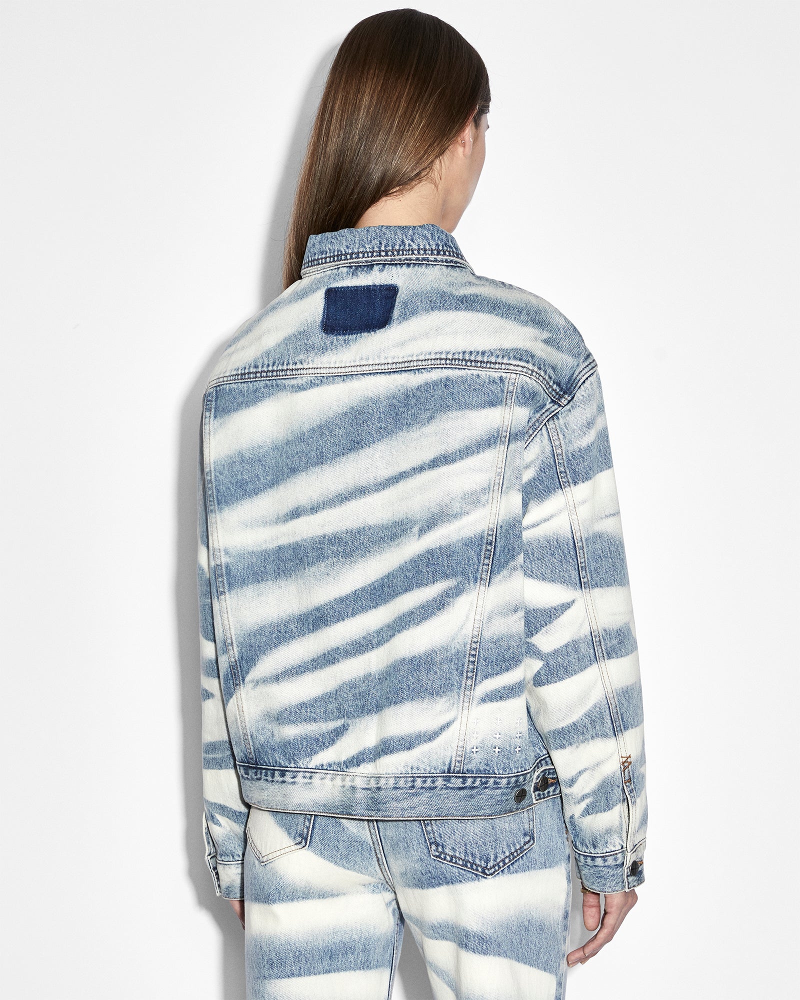 Buy Oversized Jacket Strokes | Women's Trucker Jacket | Ksubi - Image 4