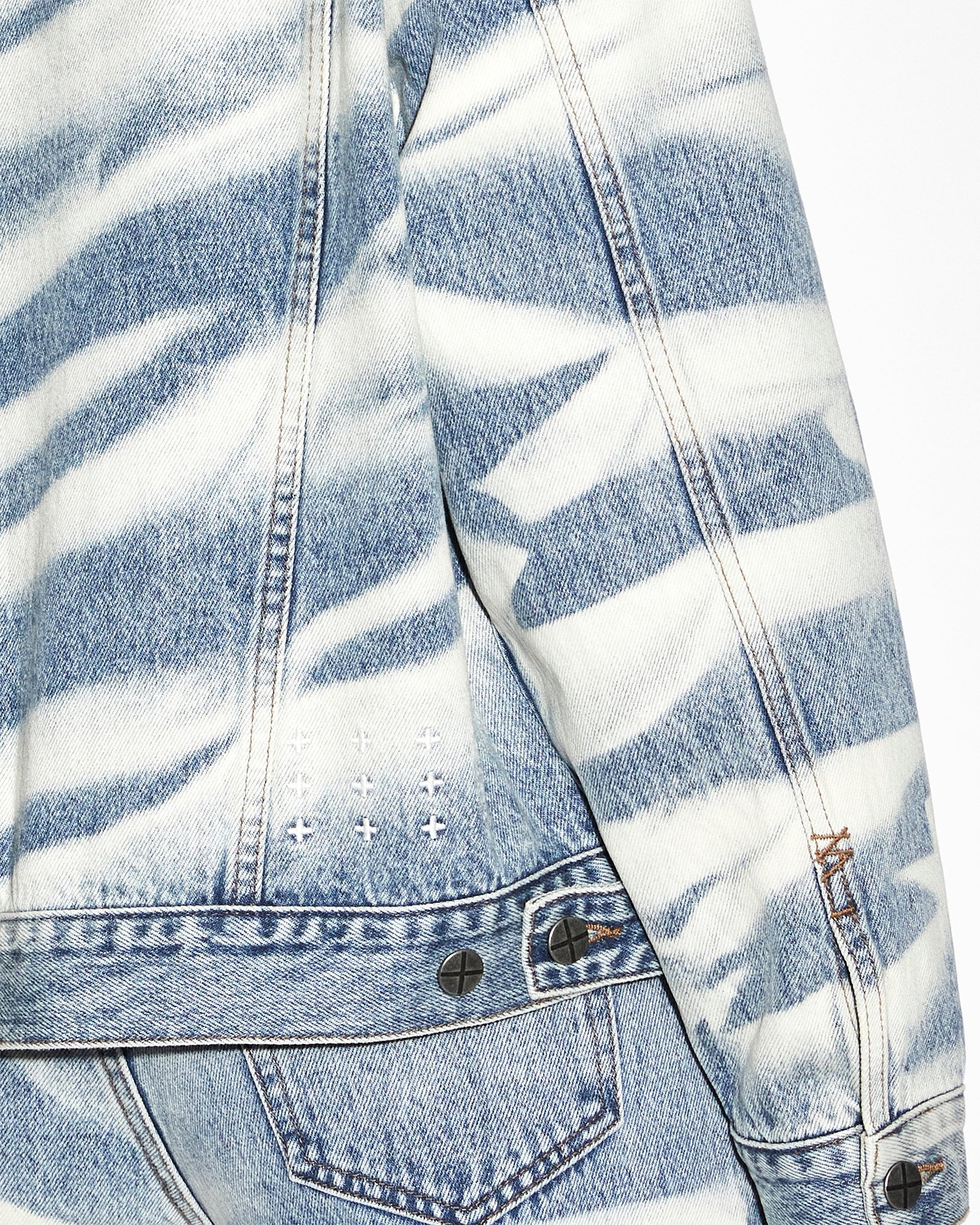 Buy Oversized Jacket Strokes | Women's Trucker Jacket | Ksubi - Image 6
