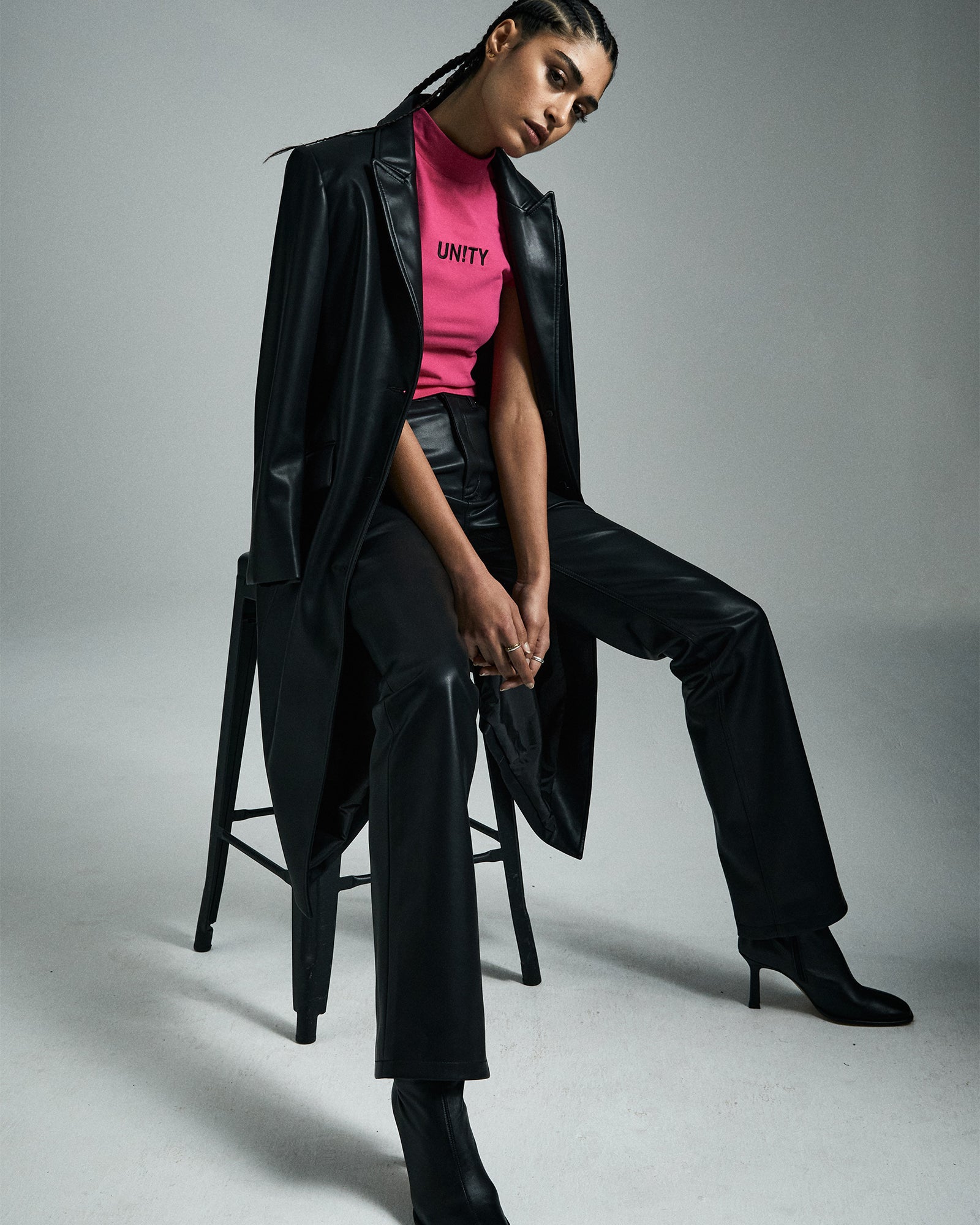 Buy Zephyr Duster Black | Women's Longline Coat |KSUBI - Image 2